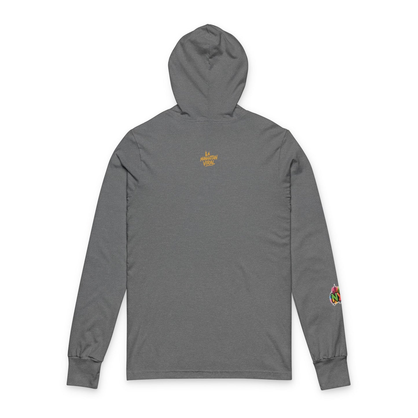 Viral Shield Of Honor Hooded Long Sleeve Tee for Everyday Adventures, Personalized Gift, Family Gatherings, NYC streetwear