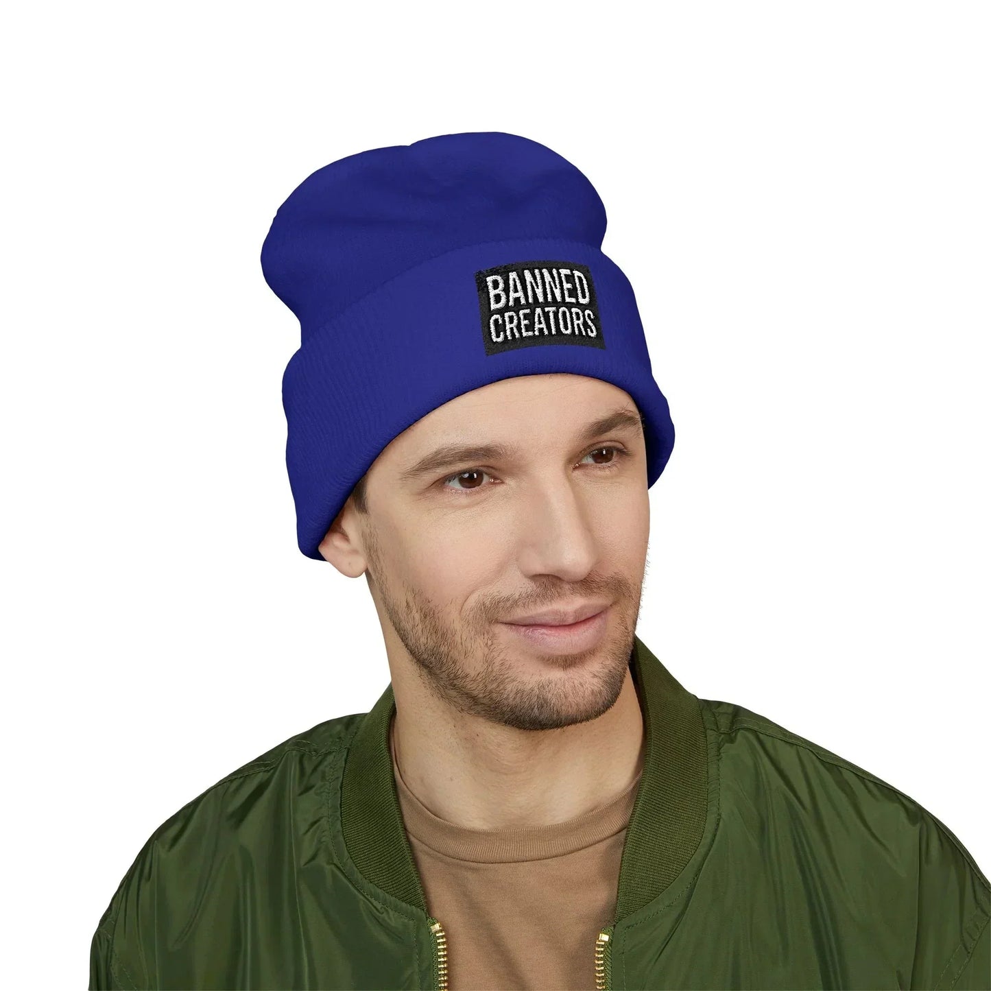 Banned Creators' Embroidery, Warm Beanie Hat , Streetwear Accessory - Manhattan Viral - Manhattan Viral