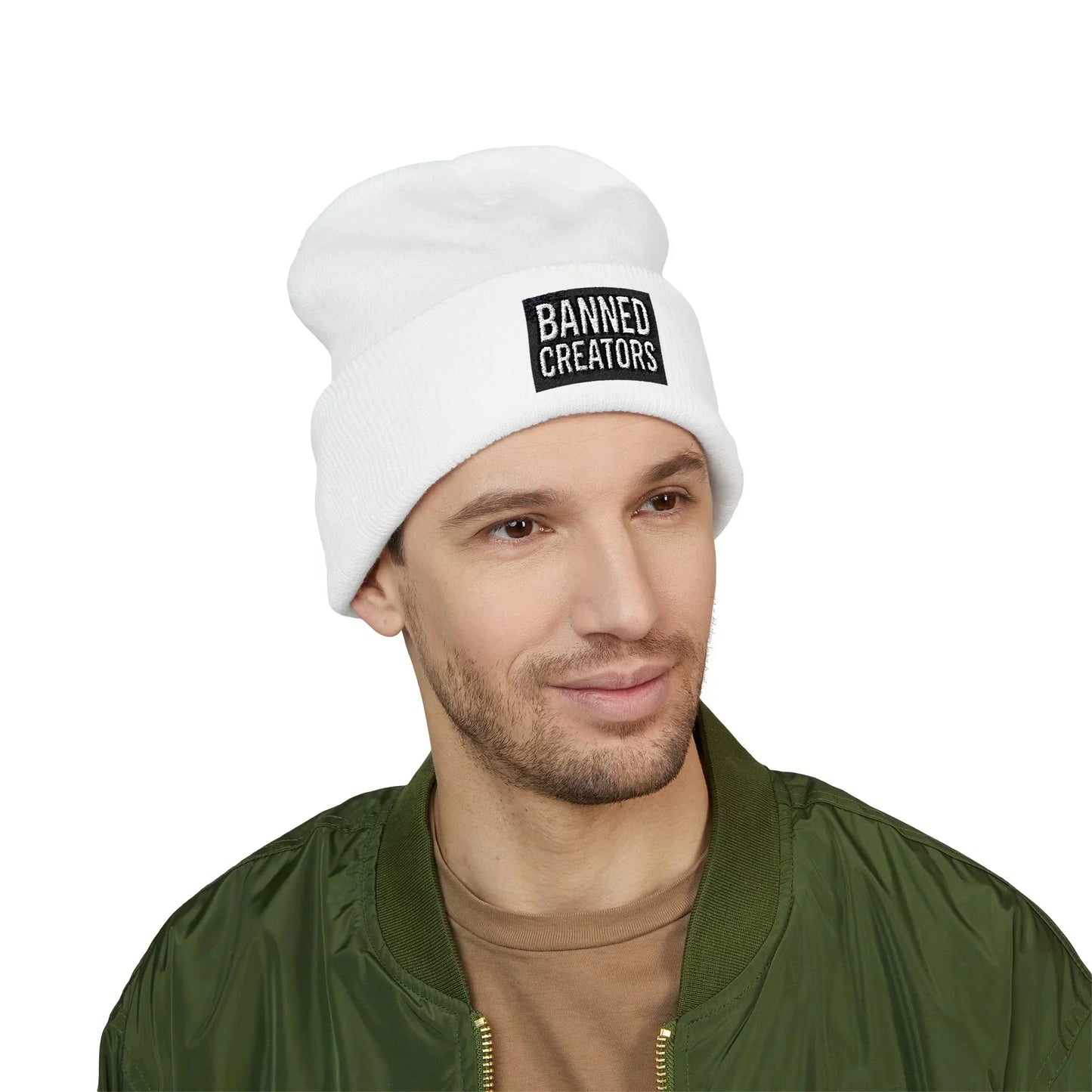 Banned Creators' Embroidery, Warm Beanie Hat , Streetwear Accessory - Manhattan Viral - Manhattan Viral