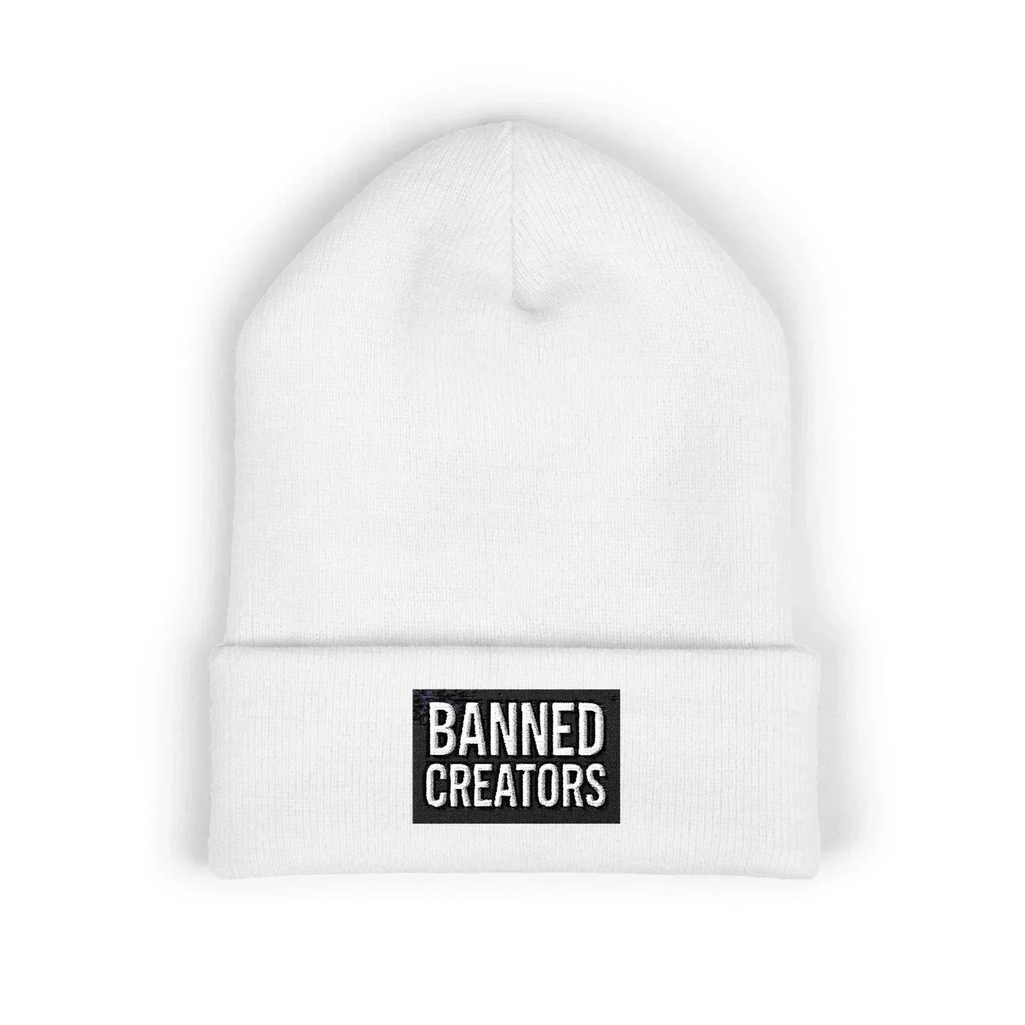 Banned Creators' Embroidery, Warm Beanie Hat , Streetwear Accessory - Manhattan Viral - Manhattan Viral