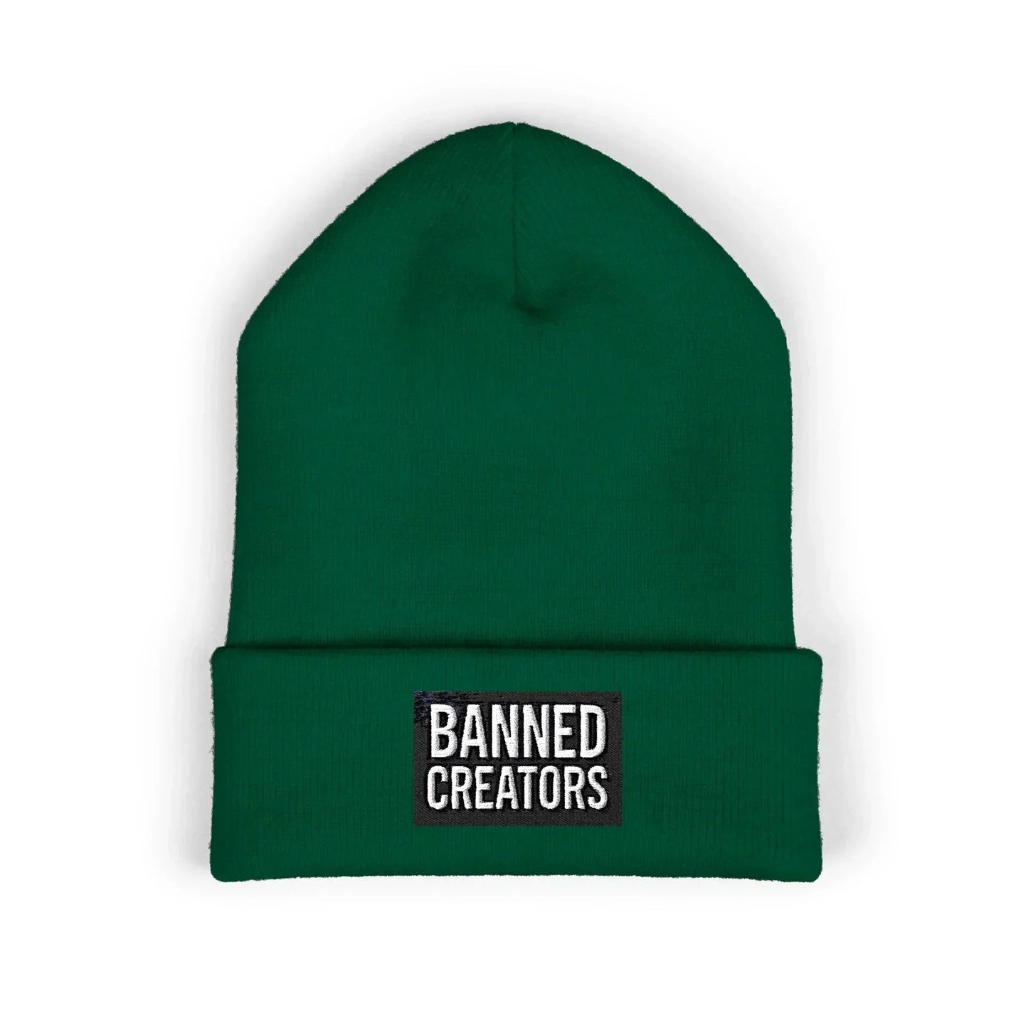Banned Creators' Embroidery, Warm Beanie Hat , Streetwear Accessory - Manhattan Viral - Manhattan Viral