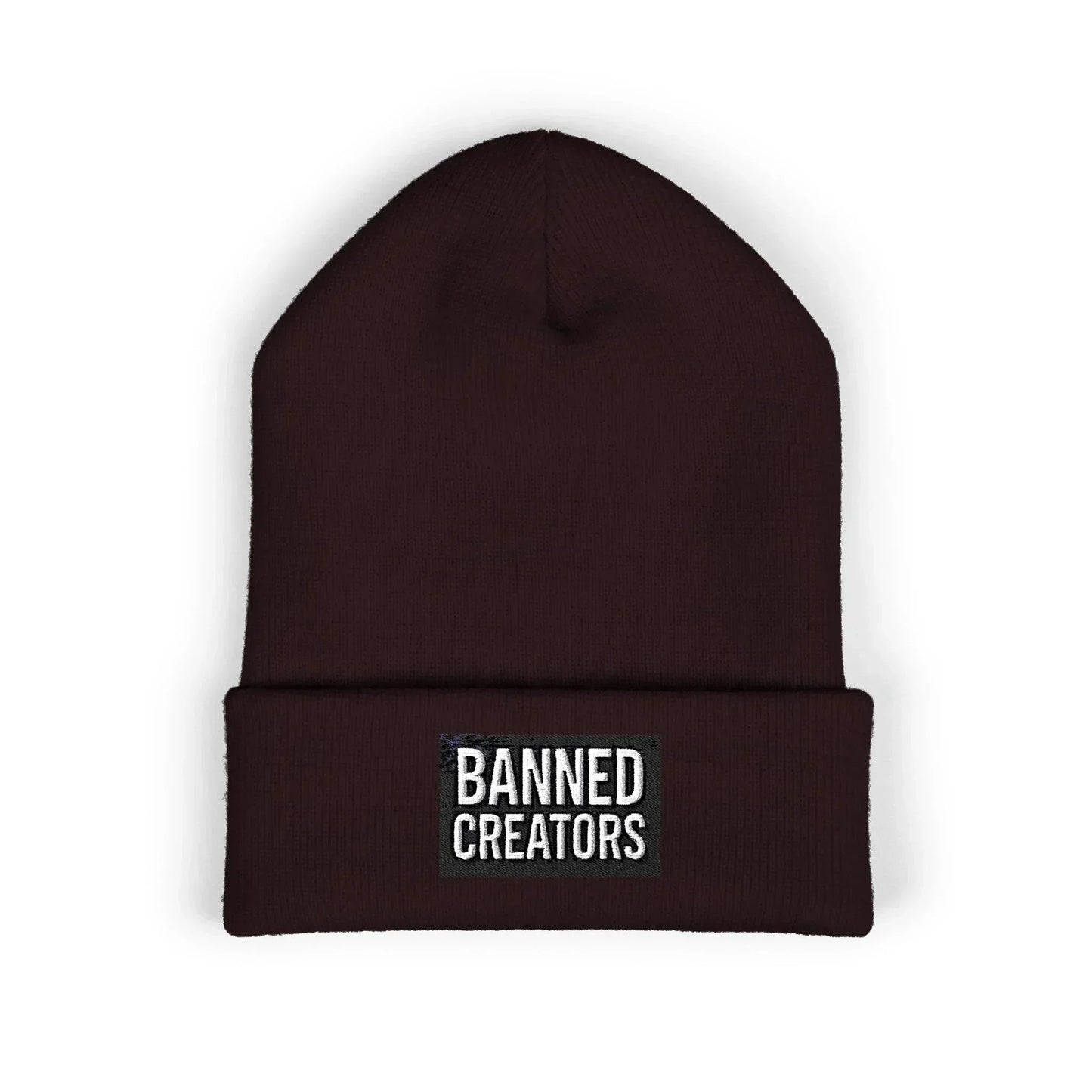 Banned Creators' Embroidery, Warm Beanie Hat , Streetwear Accessory - Manhattan Viral - Manhattan Viral