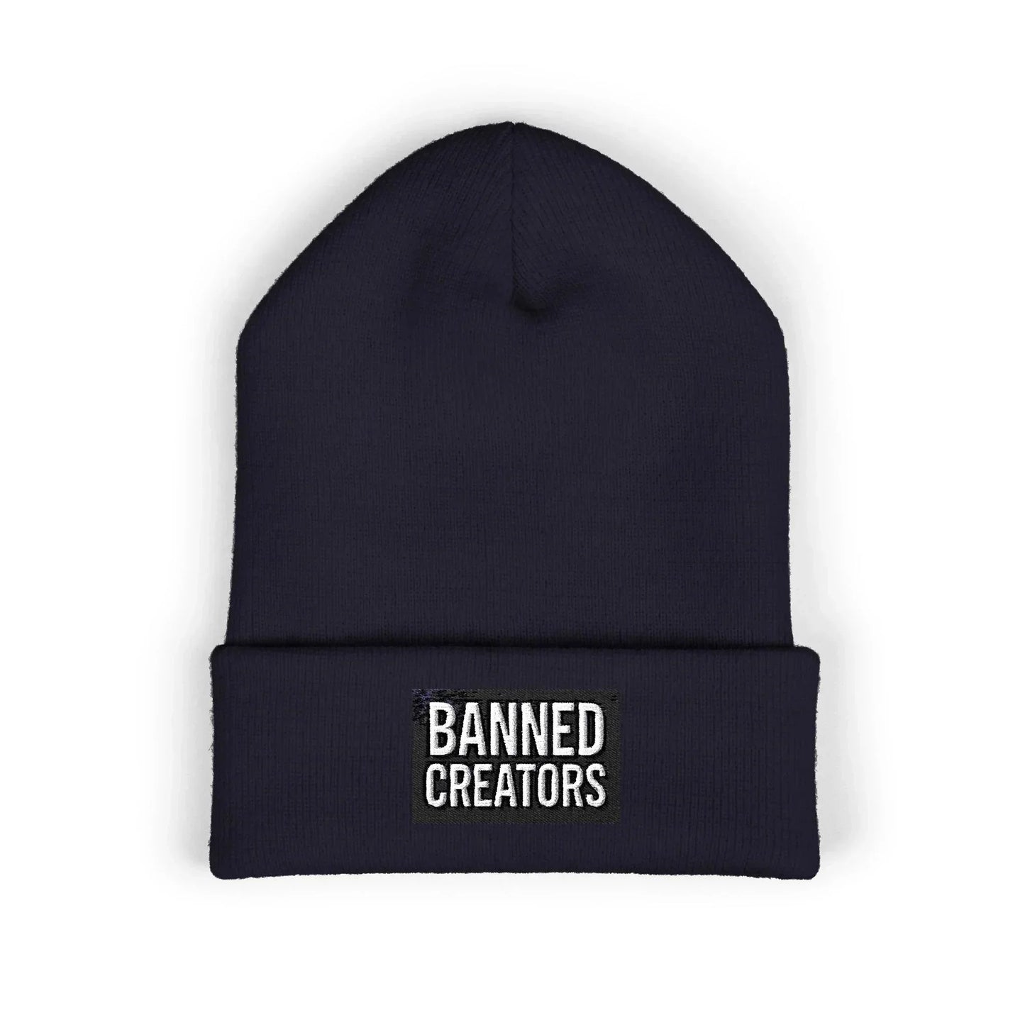 Banned Creators' Embroidery, Warm Beanie Hat , Streetwear Accessory - Manhattan Viral - Manhattan Viral