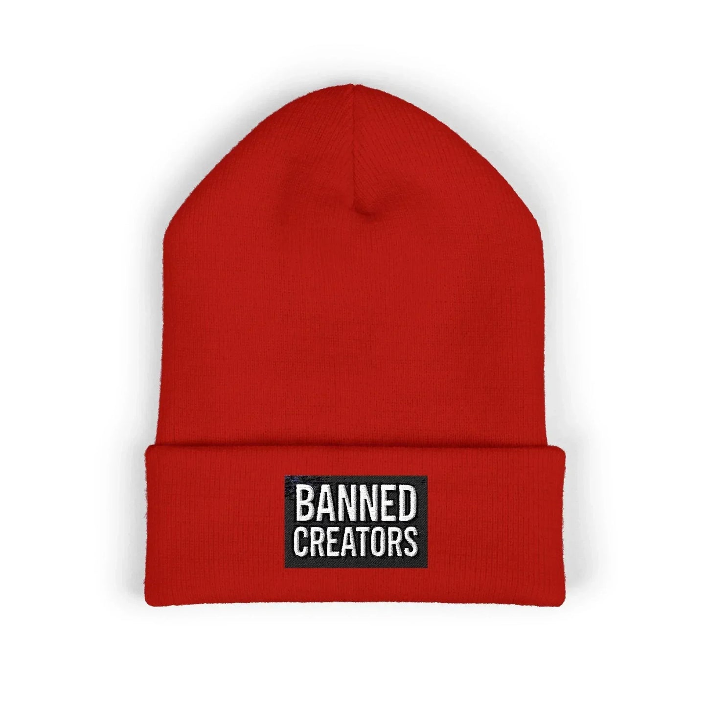 Banned Creators' Embroidery, Warm Beanie Hat , Streetwear Accessory - Manhattan Viral - Manhattan Viral
