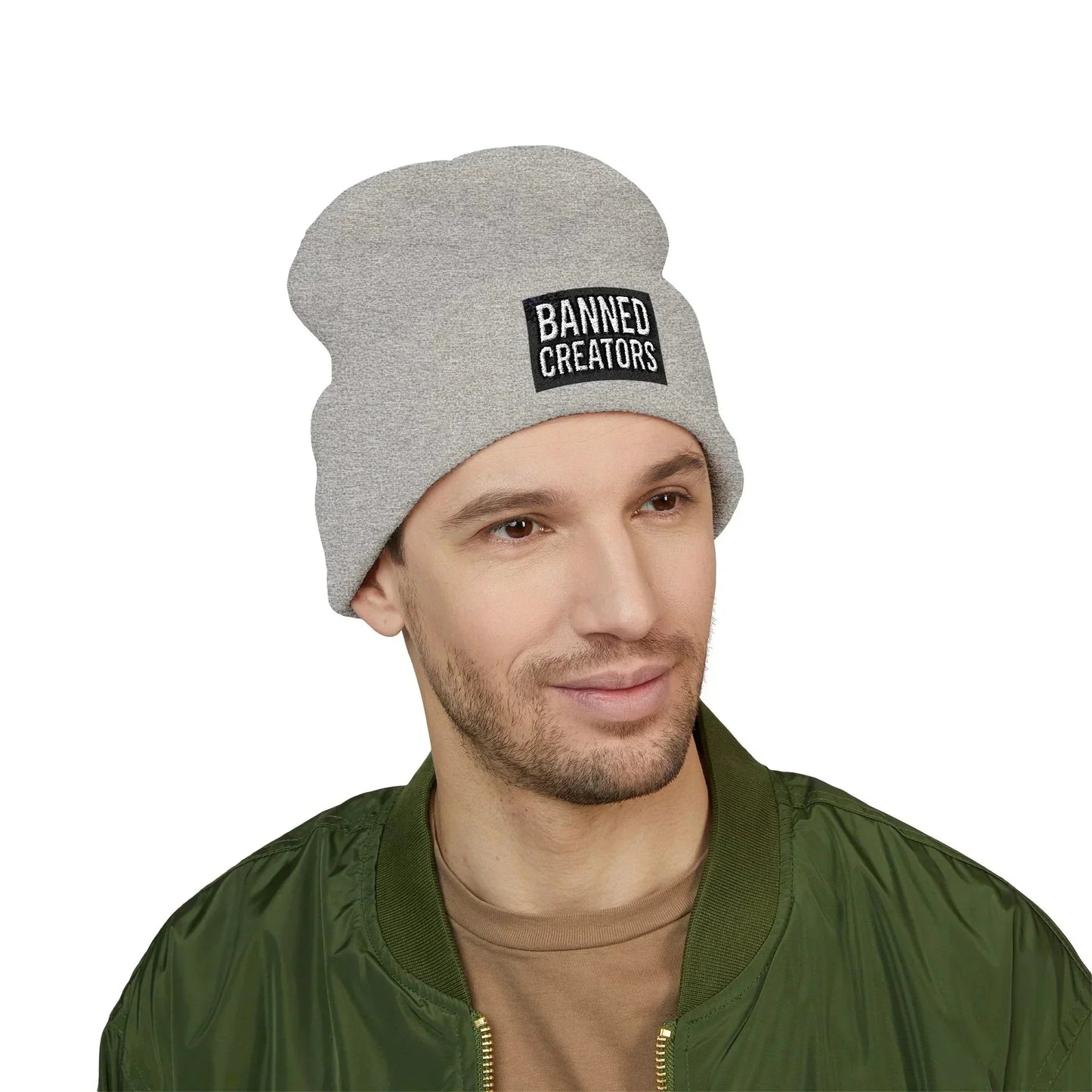 Banned Creators' Embroidery, Warm Beanie Hat , Streetwear Accessory - Manhattan Viral - Manhattan Viral