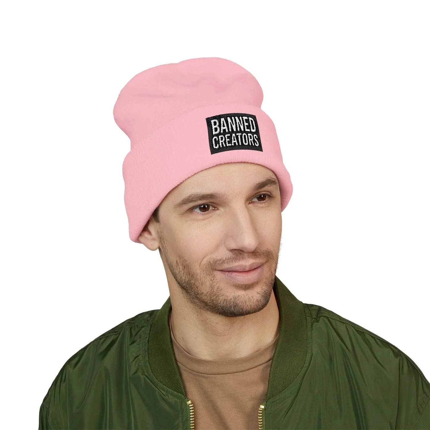 Banned Creators' Embroidery, Warm Beanie Hat , Streetwear Accessory - Manhattan Viral - Manhattan Viral