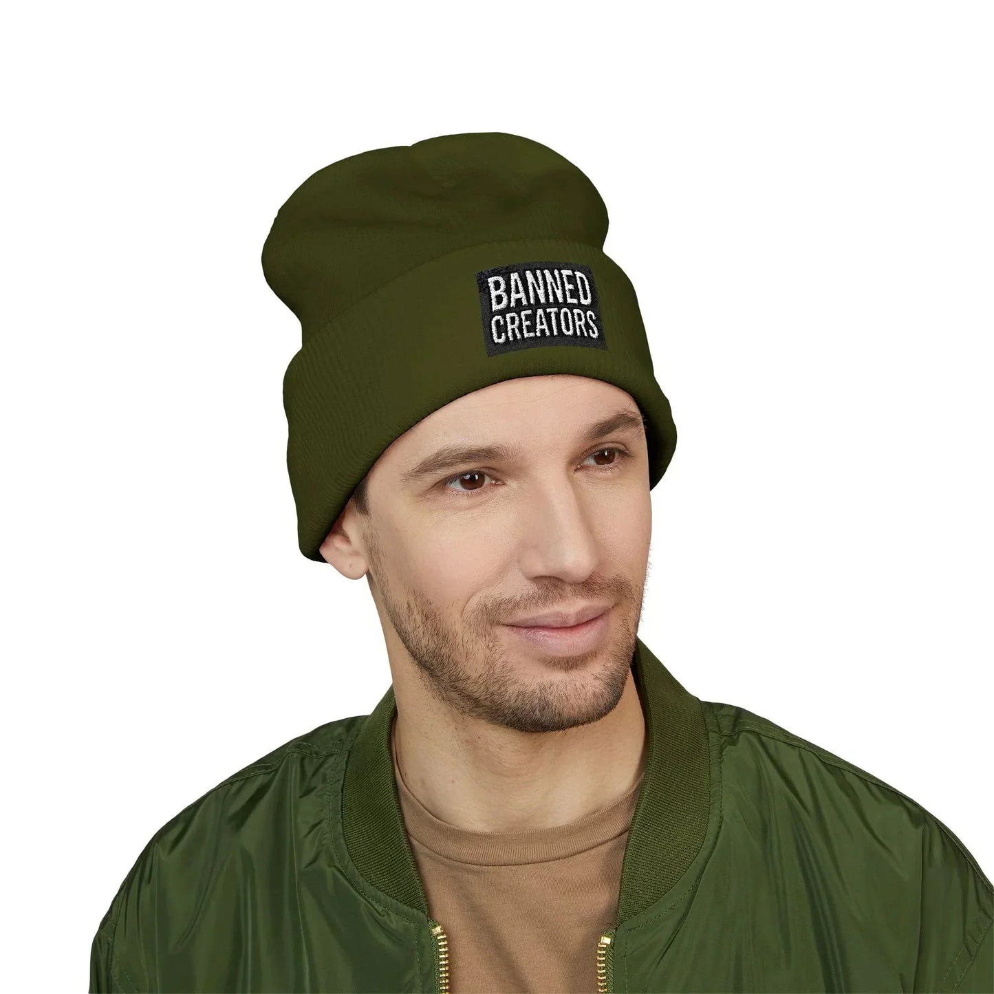 Banned Creators' Embroidery, Warm Beanie Hat , Streetwear Accessory - Manhattan Viral - Manhattan Viral