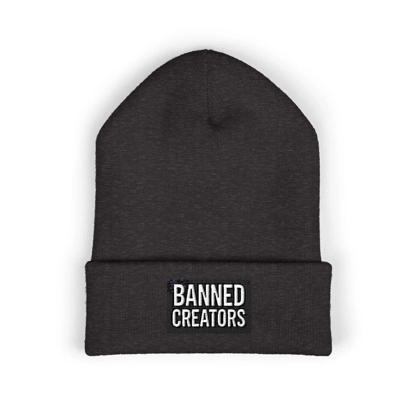 Banned Creators' Embroidery, Warm Beanie Hat , Streetwear Accessory - Manhattan Viral - Manhattan Viral