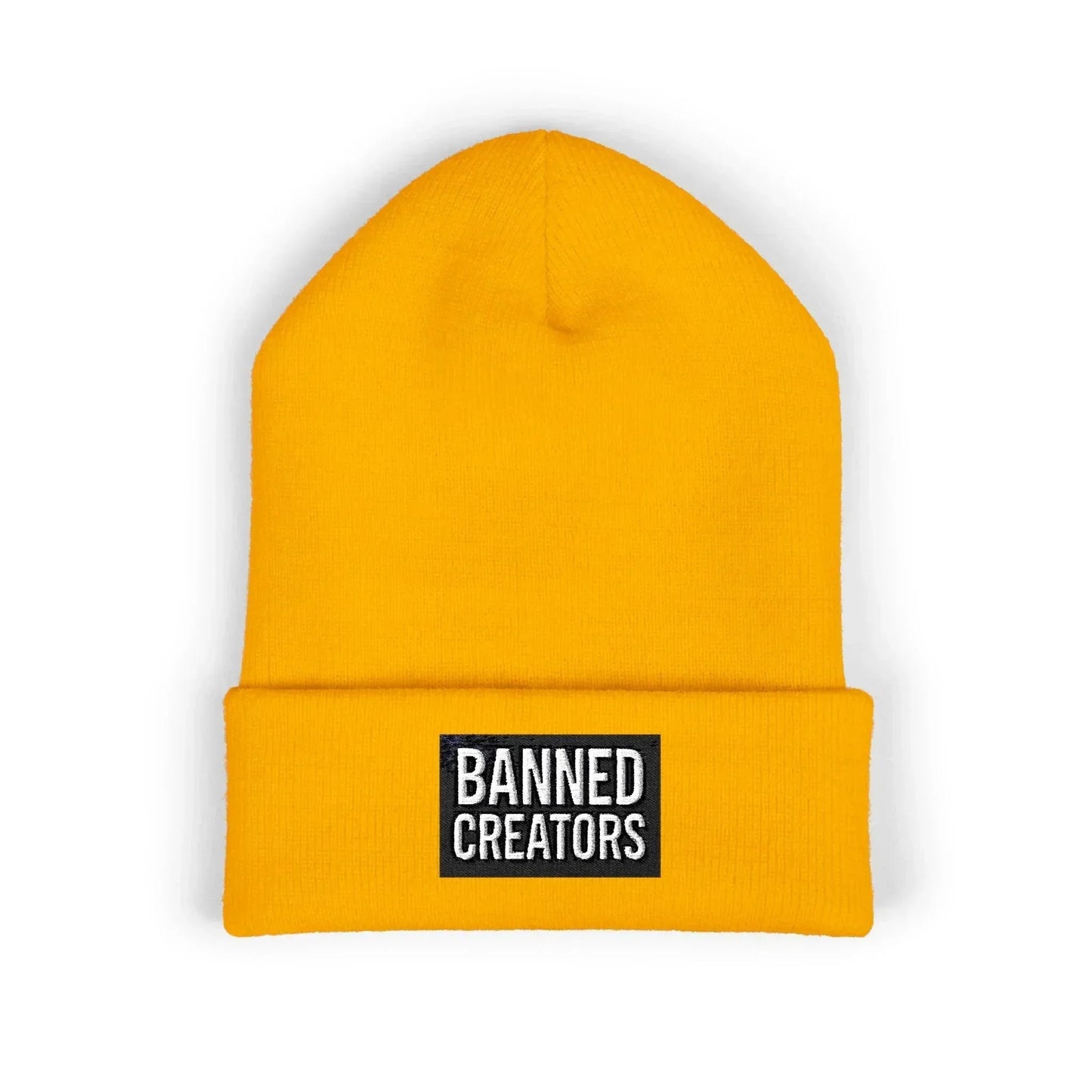 Banned Creators' Embroidery, Warm Beanie Hat , Streetwear Accessory - Manhattan Viral - Manhattan Viral