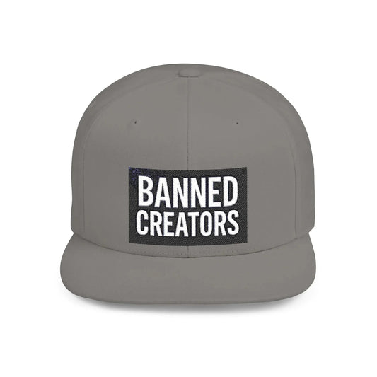 Banned Creators Snapback - NYC Streetwear Cap - One size - Dark Grey