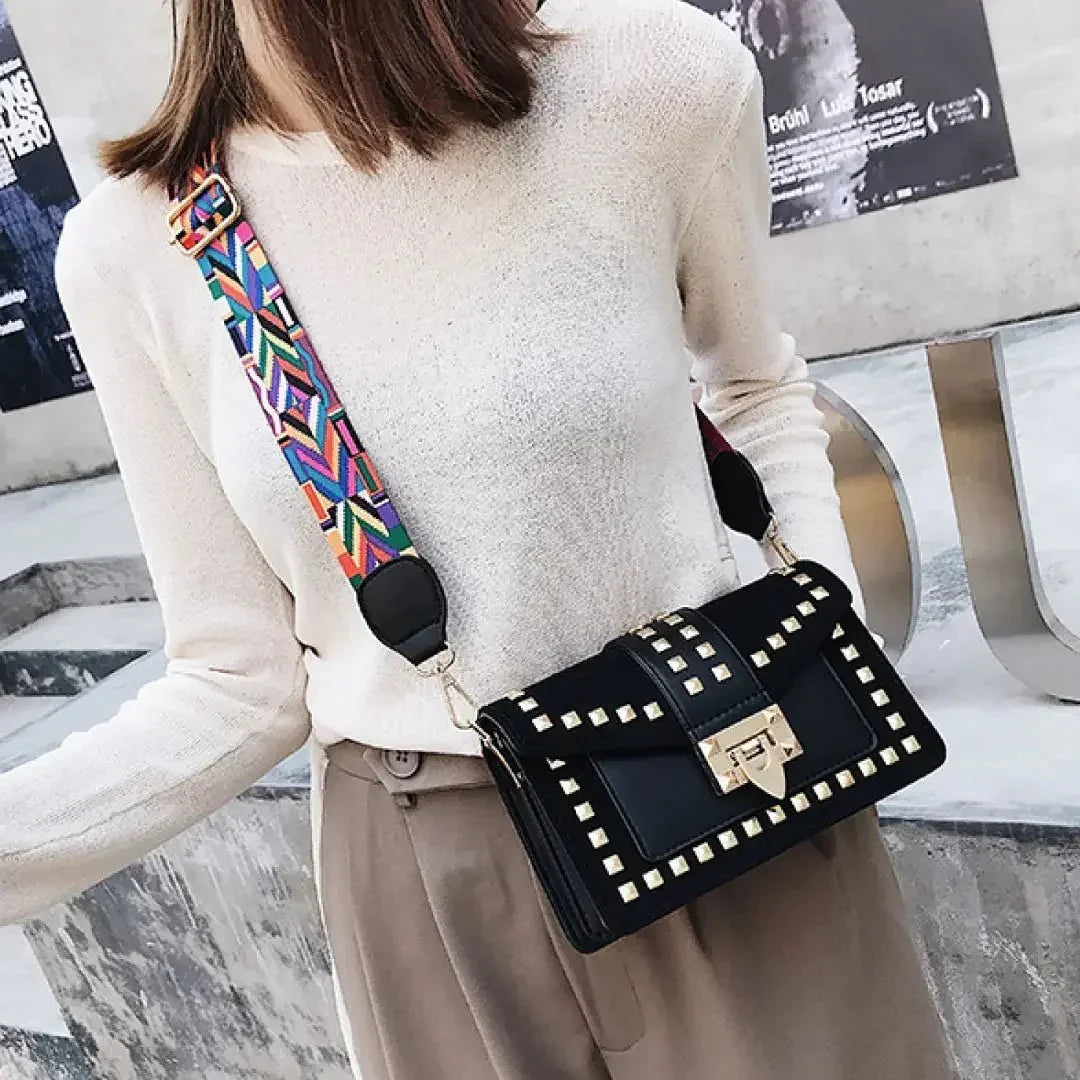 Betty Shoulder Bag - Velvet Finish - Manhattan Viral - Manhattan Viral