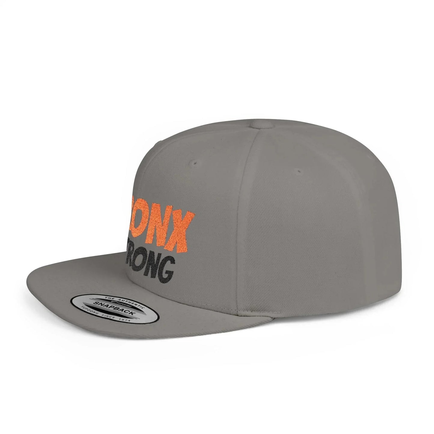 Bronx Strong Flat Bill Snapback Hat | Urban Fashion Cap for City Lovers, Streetwear, Gift for New Yorkers, Summer Accessory, Trendy Hat - Manhattan Viral