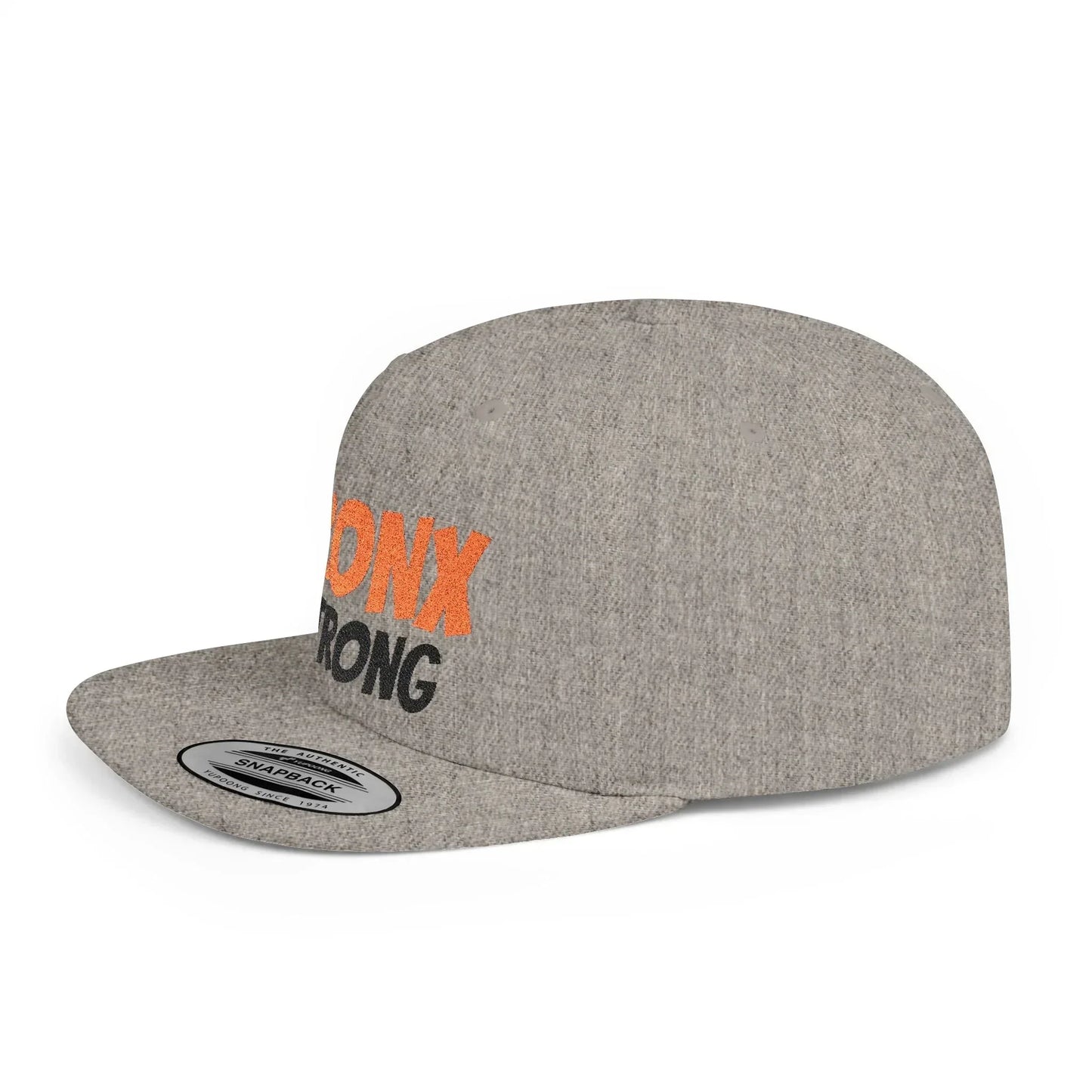 Bronx Strong Flat Bill Snapback Hat | Urban Fashion Cap for City Lovers, Streetwear, Gift for New Yorkers, Summer Accessory, Trendy Hat - Manhattan Viral