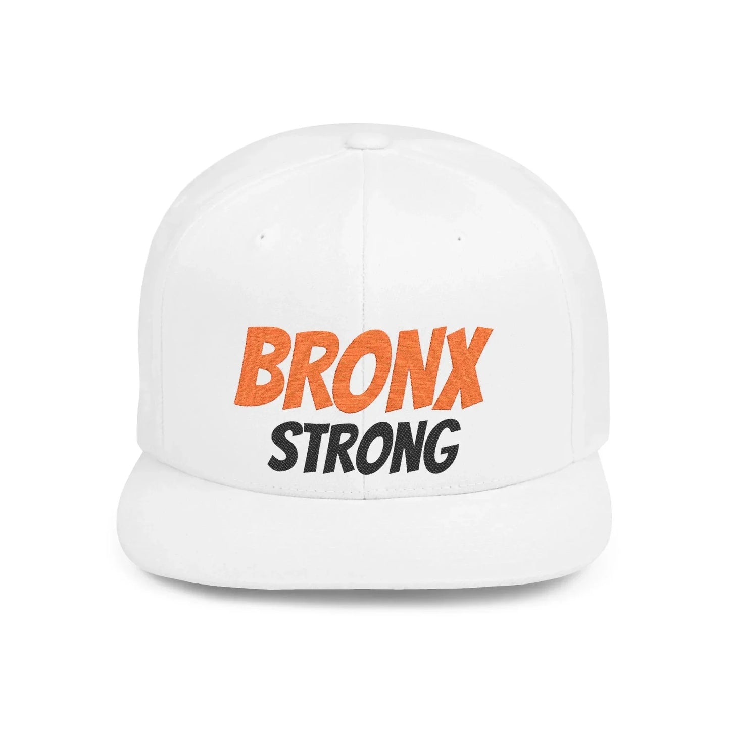 Bronx Strong Flat Bill Snapback Hat | Urban Fashion Cap for City Lovers, Streetwear, Gift for New Yorkers, Summer Accessory, Trendy Hat - Manhattan Viral