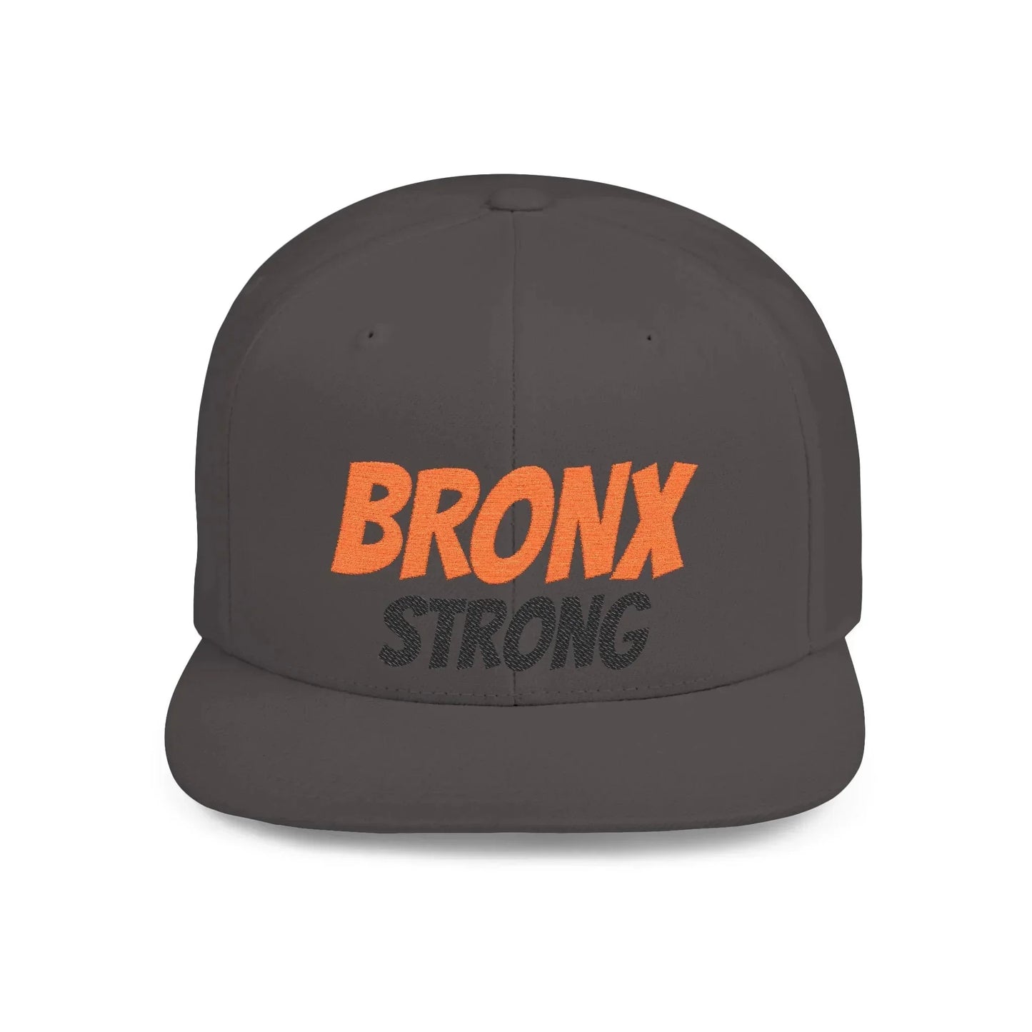 Bronx Strong Flat Bill Snapback Hat | Urban Fashion Cap for City Lovers, Streetwear, Gift for New Yorkers, Summer Accessory, Trendy Hat - Manhattan Viral