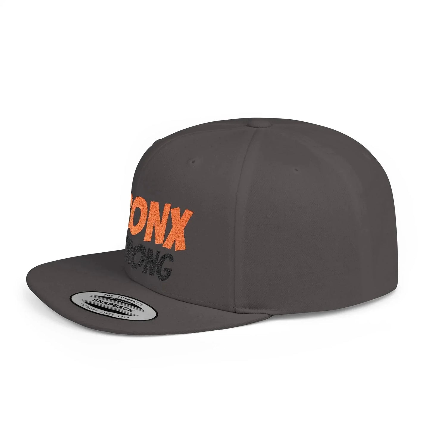 Bronx Strong Flat Bill Snapback Hat | Urban Fashion Cap for City Lovers, Streetwear, Gift for New Yorkers, Summer Accessory, Trendy Hat - Manhattan Viral