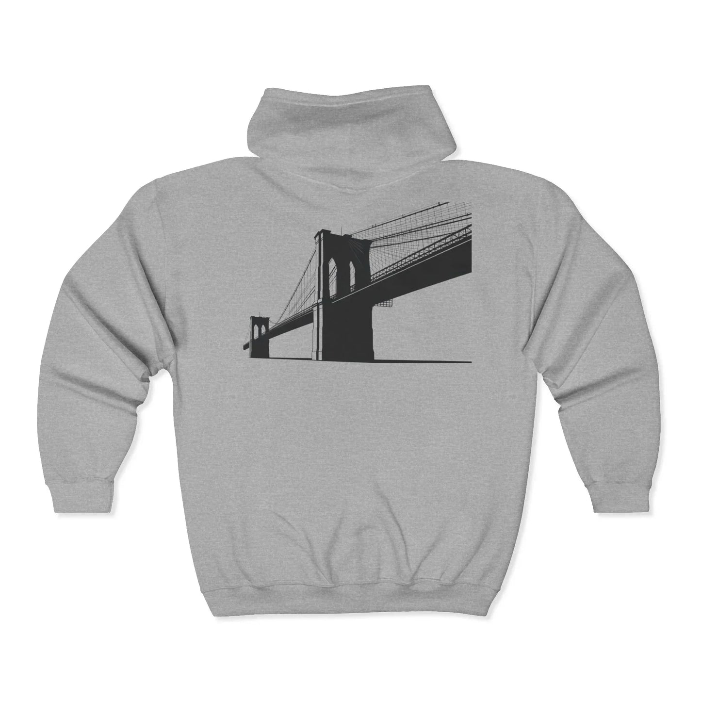 Brooklyn Bridge Viral Heavy Blend™ Full Zip Hooded Sweatshirt - Manhattan Viral - Manhattan Viral