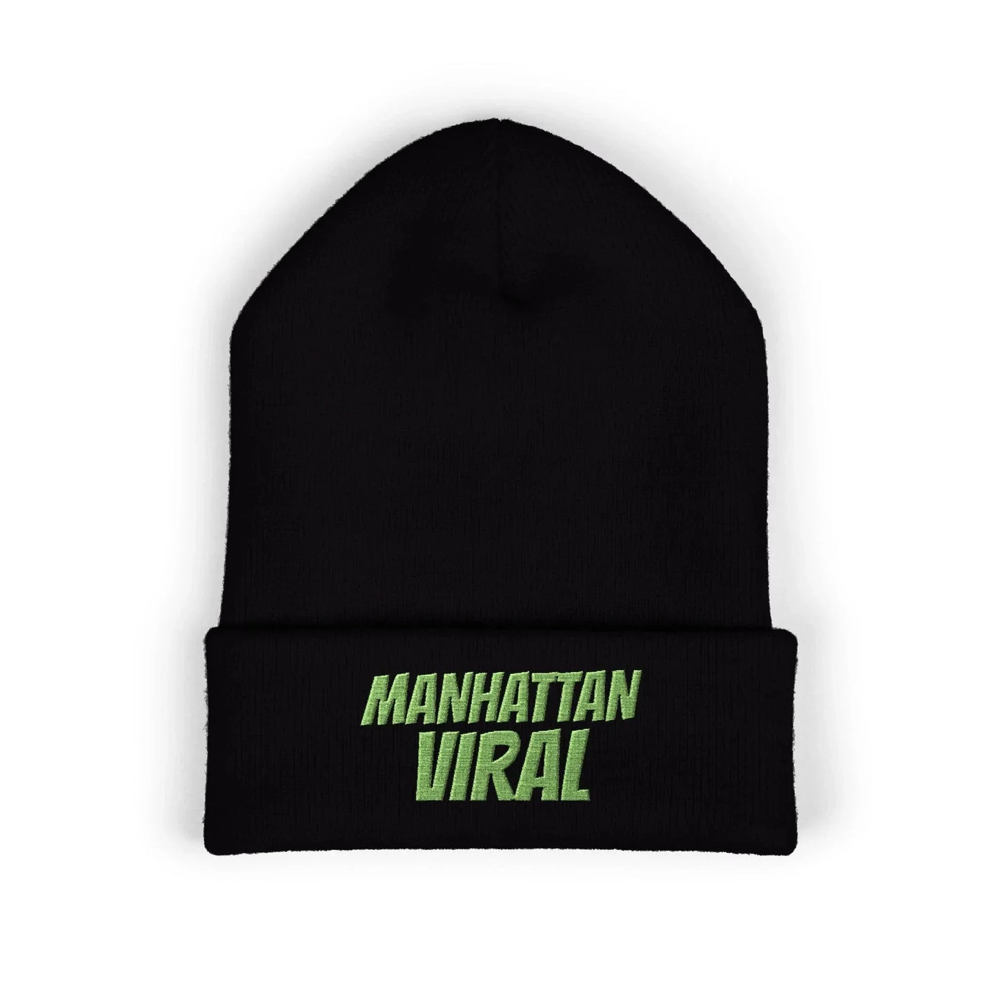 Inwood Local Embroidered Beanie, Warm Winter Hat, Stylish Cuffed Beanie, Trendy Headwear, Casual Accessories, Gifts for Him/Her - Manhattan Viral