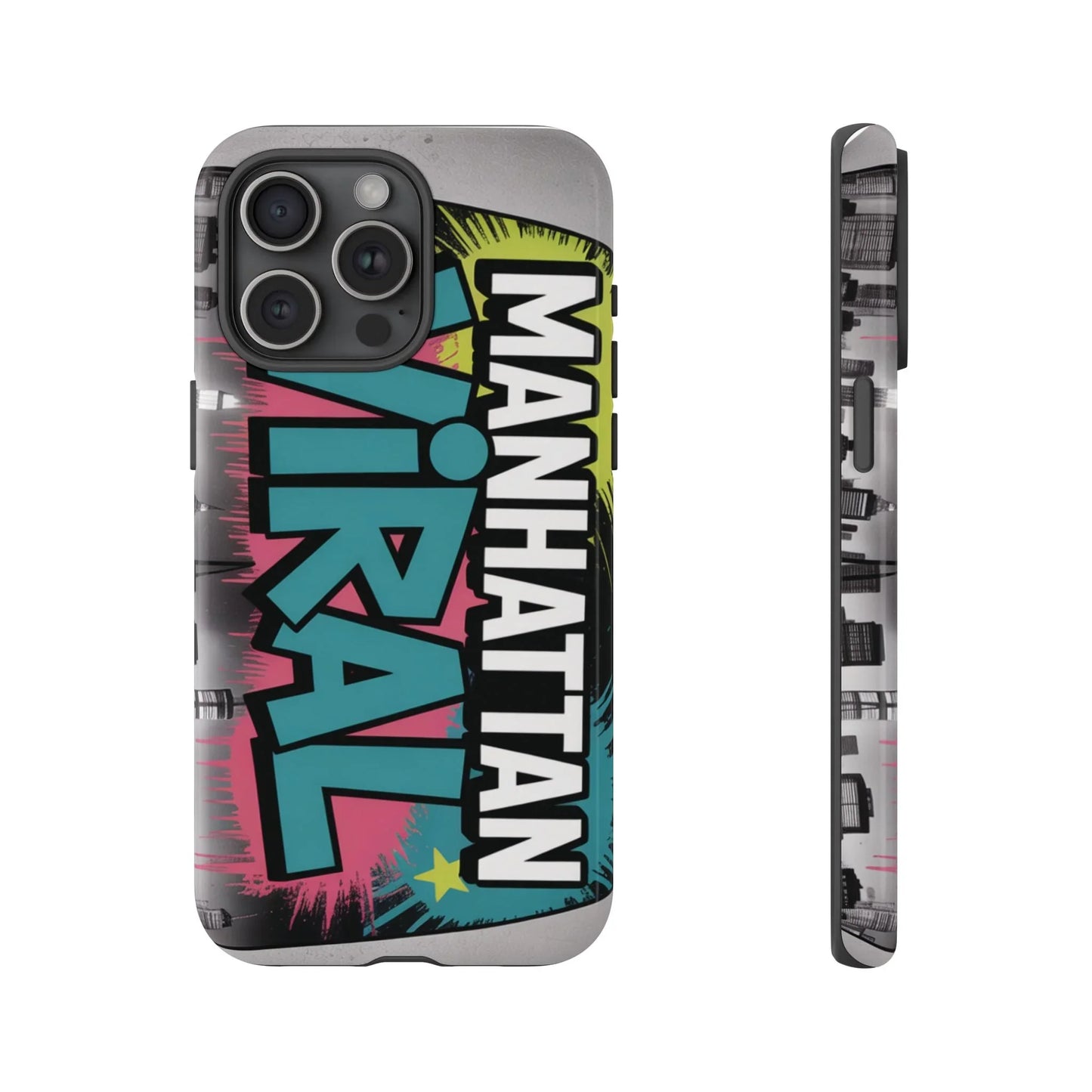 Manhattan Viral Phone Case - Tough Cases for Trendsetters, Urban Style, Gifts for Friends, Customizable Phone Cover, Unique Designs - Manhattan Viral