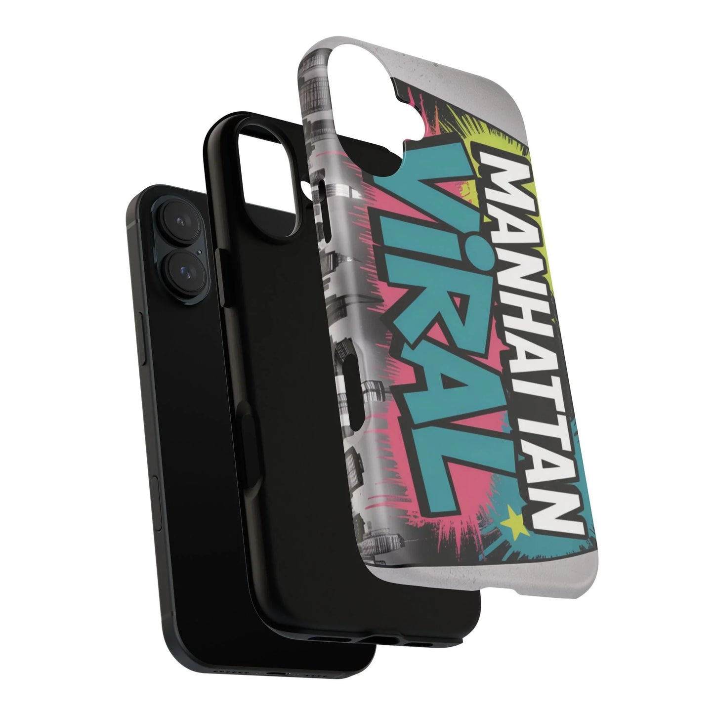 Manhattan Viral Phone Case - Tough Cases for Trendsetters, Urban Style, Gifts for Friends, Customizable Phone Cover, Unique Designs - Manhattan Viral
