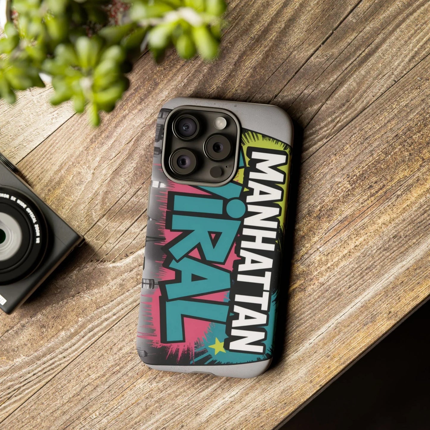 Manhattan Viral Phone Case - Tough Cases for Trendsetters, Urban Style, Gifts for Friends, Customizable Phone Cover, Unique Designs - Manhattan Viral