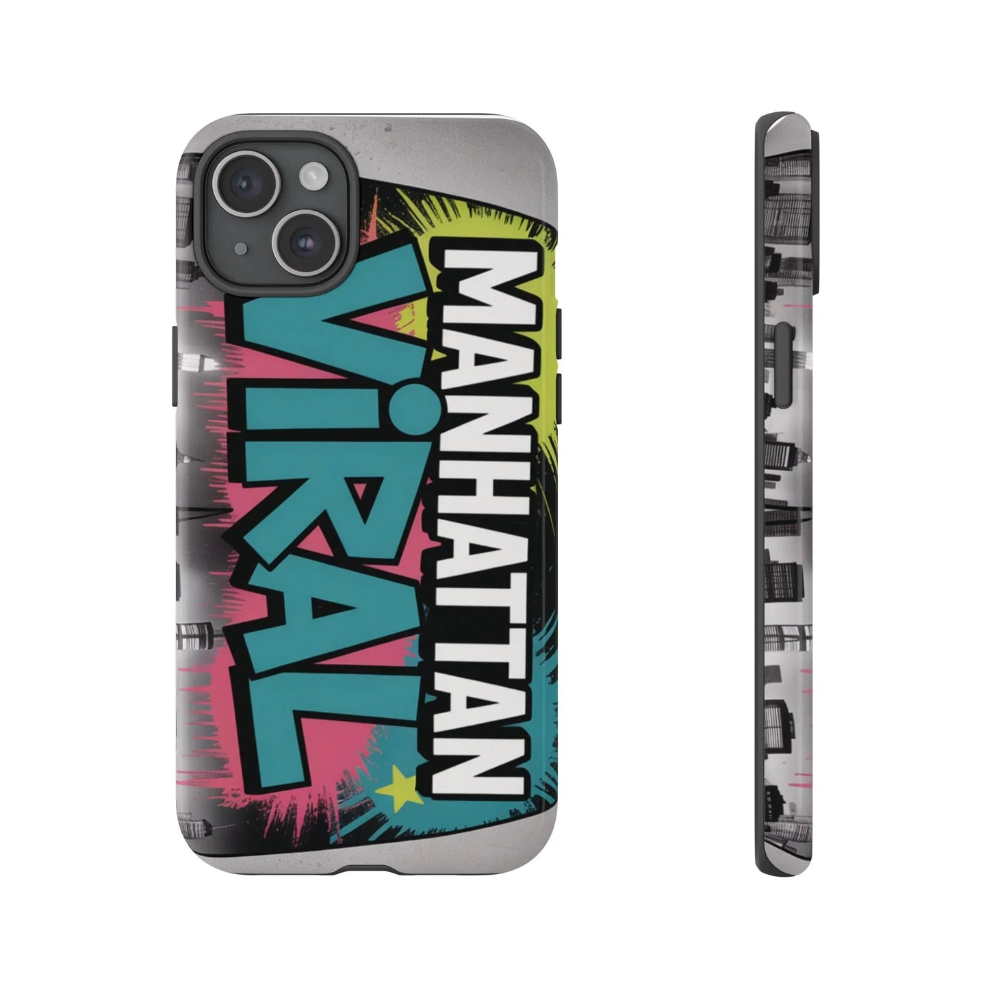 Manhattan Viral Phone Case - Tough Cases for Trendsetters, Urban Style, Gifts for Friends, Customizable Phone Cover, Unique Designs - Manhattan Viral