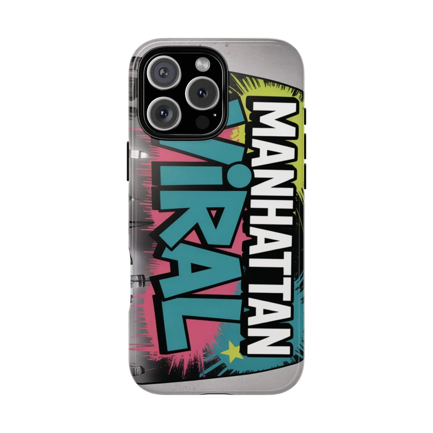 Manhattan Viral Phone Case - Tough Cases for Trendsetters, Urban Style, Gifts for Friends, Customizable Phone Cover, Unique Designs - Manhattan Viral