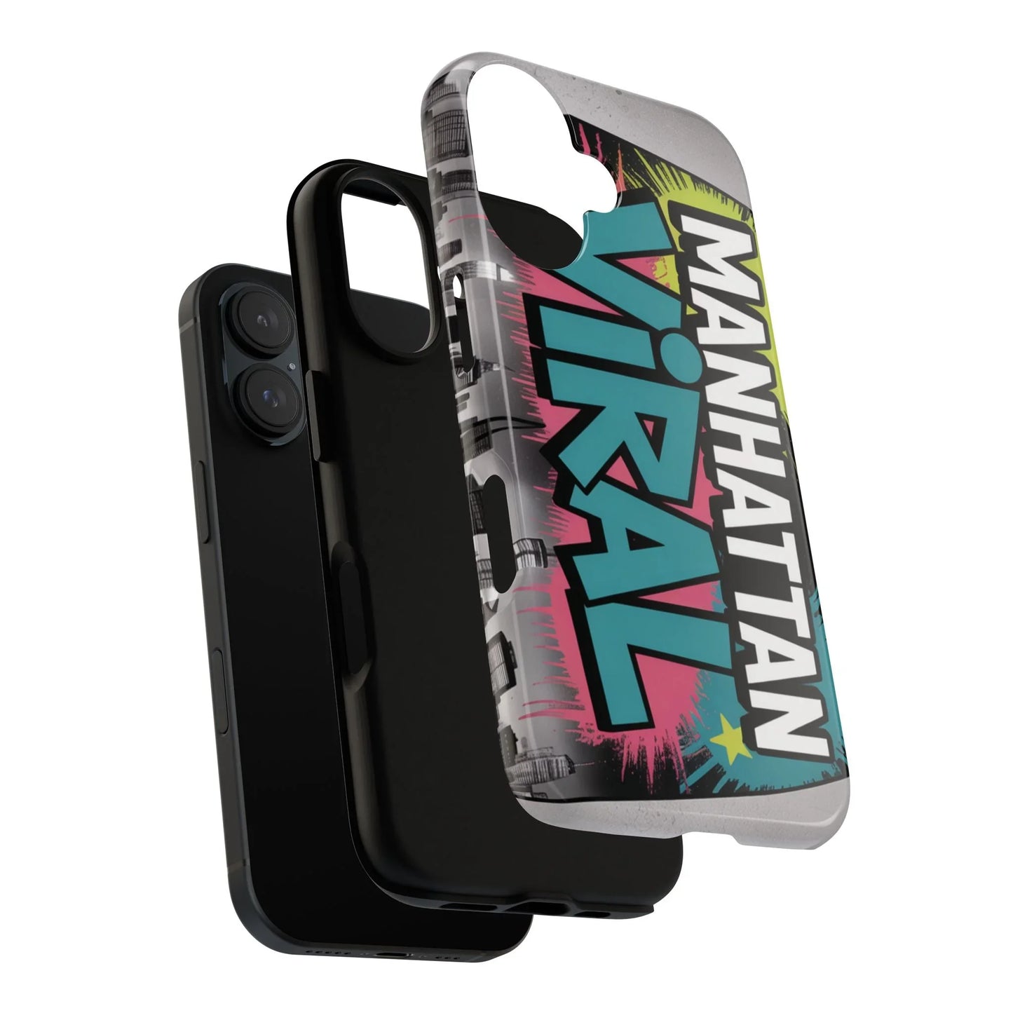 Manhattan Viral Phone Case - Tough Cases for Trendsetters, Urban Style, Gifts for Friends, Customizable Phone Cover, Unique Designs - Manhattan Viral