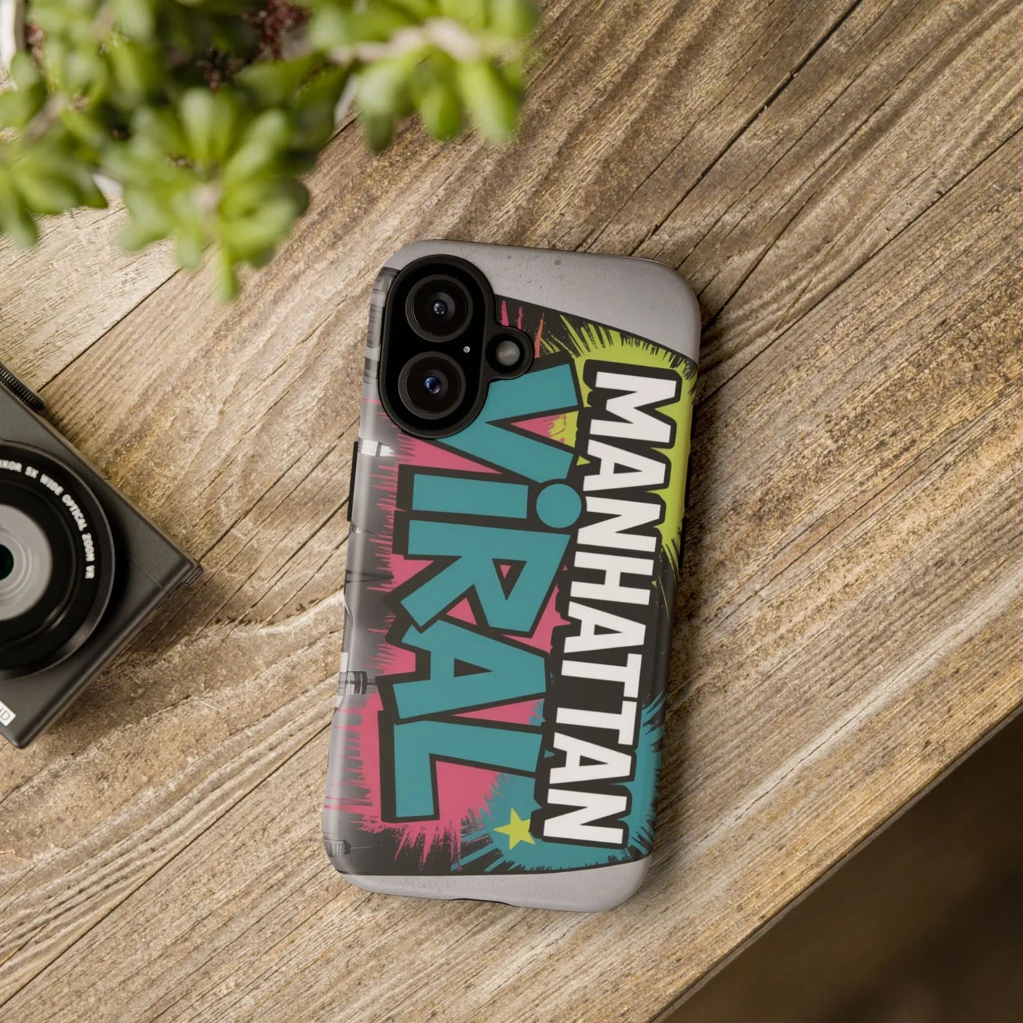Manhattan Viral Phone Case - Tough Cases for Trendsetters, Urban Style, Gifts for Friends, Customizable Phone Cover, Unique Designs - Manhattan Viral