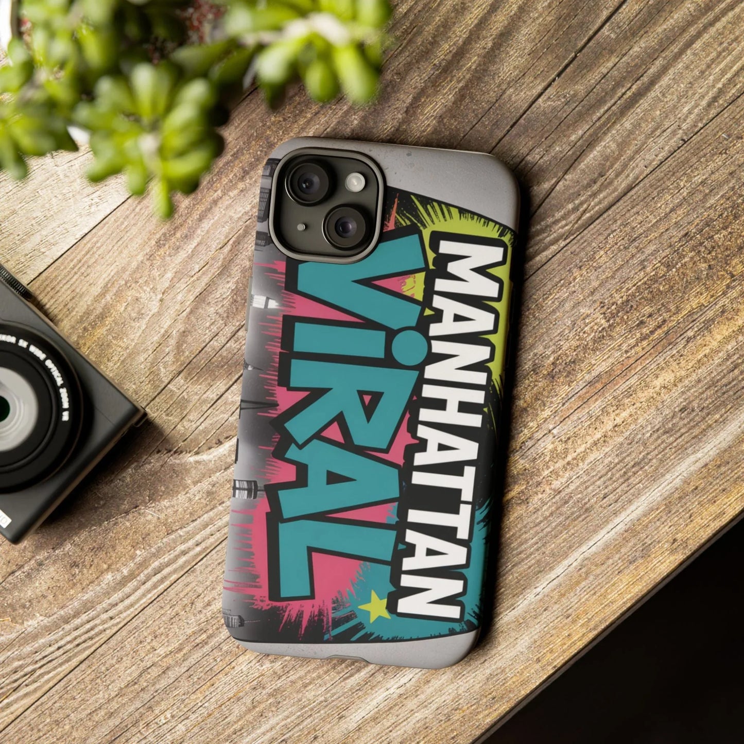 Manhattan Viral Phone Case - Tough Cases for Trendsetters, Urban Style, Gifts for Friends, Customizable Phone Cover, Unique Designs - Manhattan Viral