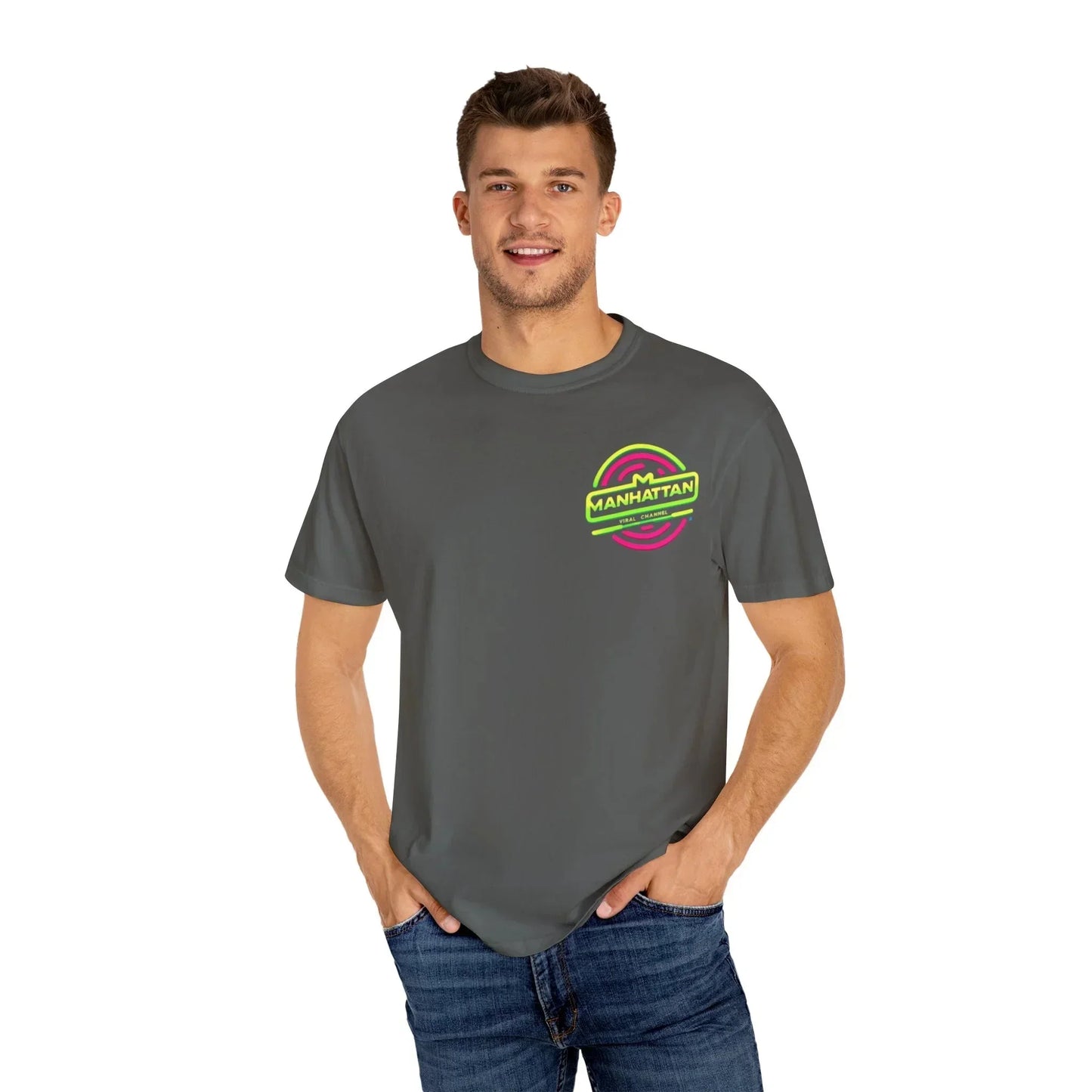 Neon Lights NYC Street Style Tee - Urban Rebellion Manhattan Viral - Manhattan Viral