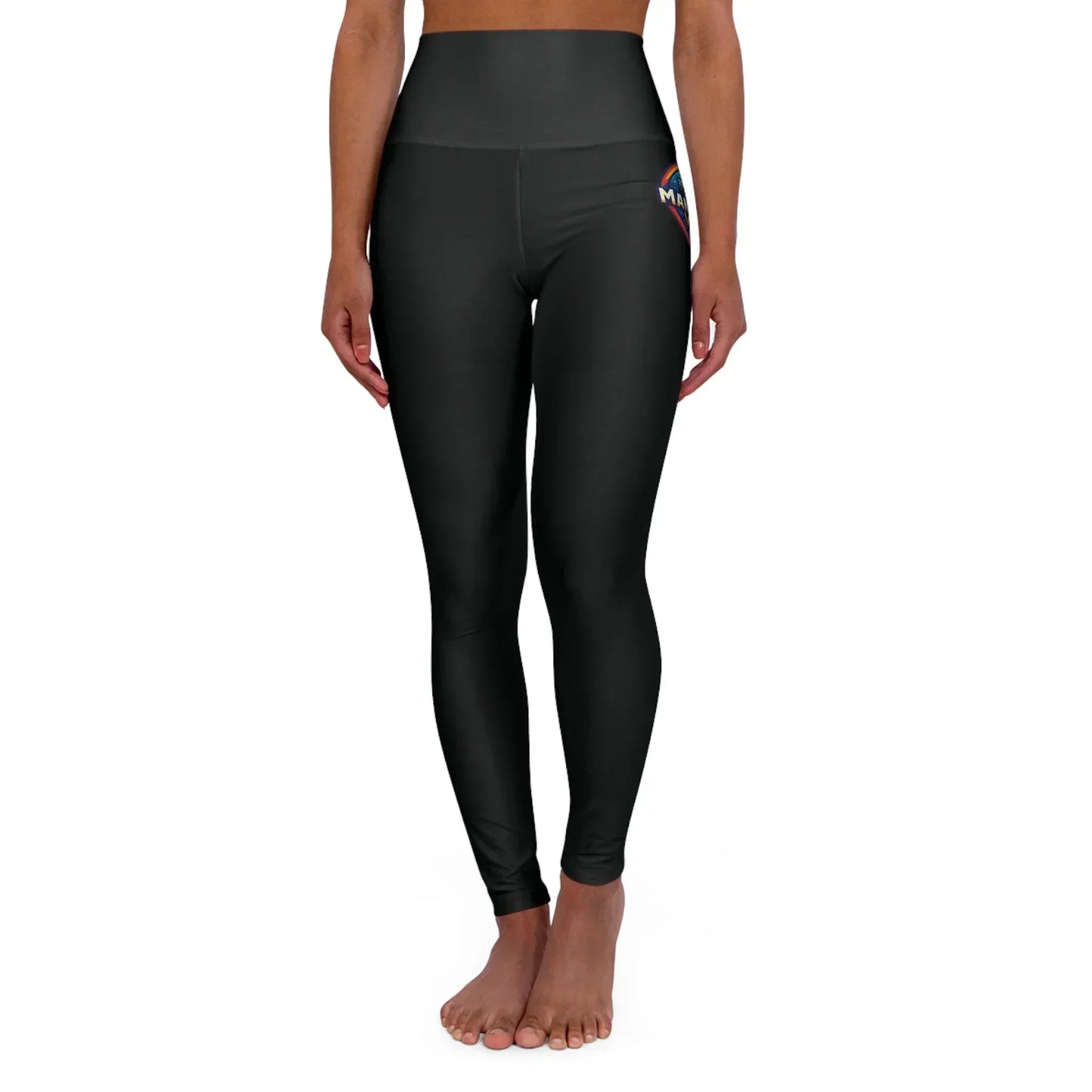 Tribeca High Waisted Yoga Leggings - Stylish Activewear - Manhattan Viral