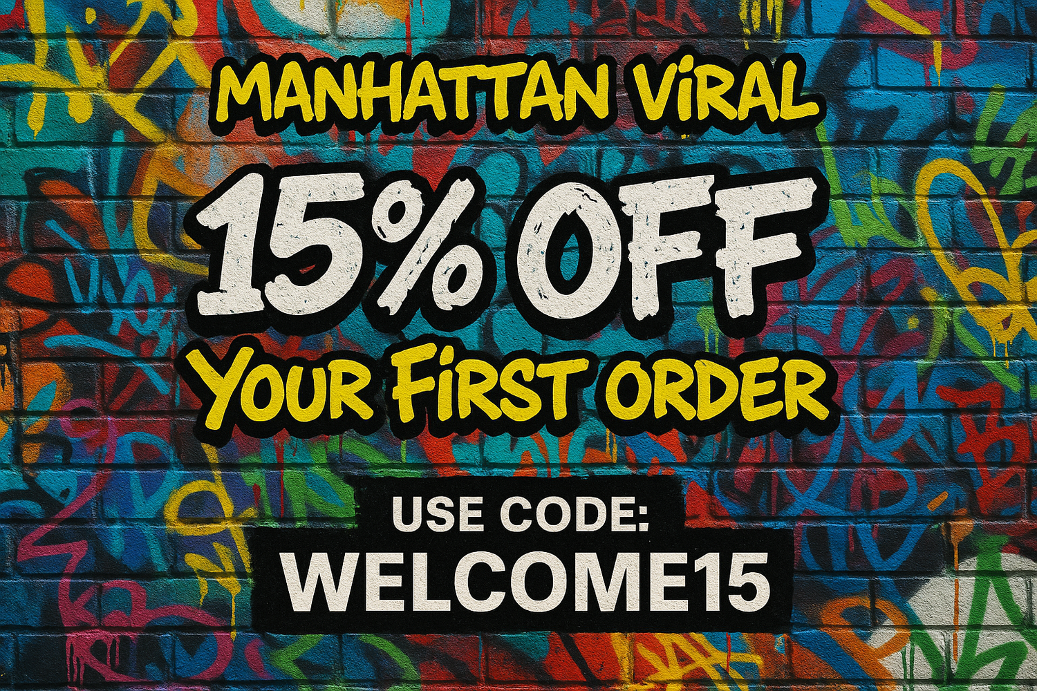 Welcome Discount Banner