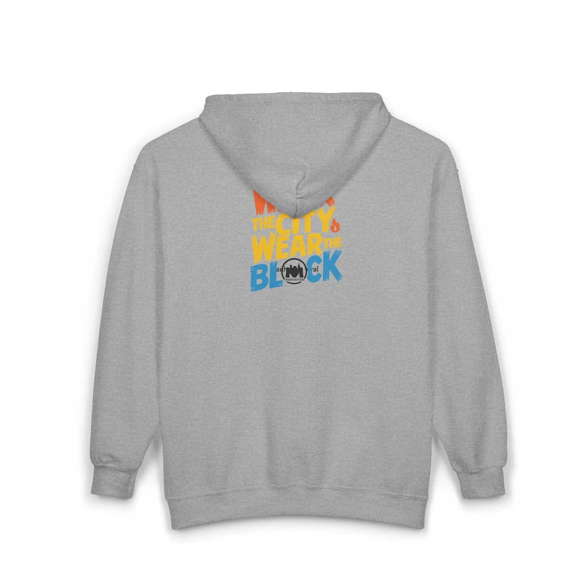 NYC Wear the City Heavy Blend™ Full Zip Hooded Sweatshirt, Cozy Urban Zip-Up, Gifts for City Lovers, Perfect for Casual Outings, Travel Essentials - Manhattan Viral