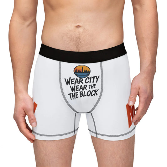 Rep Your City Men's Boxers - Fun City Vibe | Unique Urban Wear | Perfect Gift for Him | Casual Comfort | Holiday Essentials | City Life Inspired - Manhattan Viral