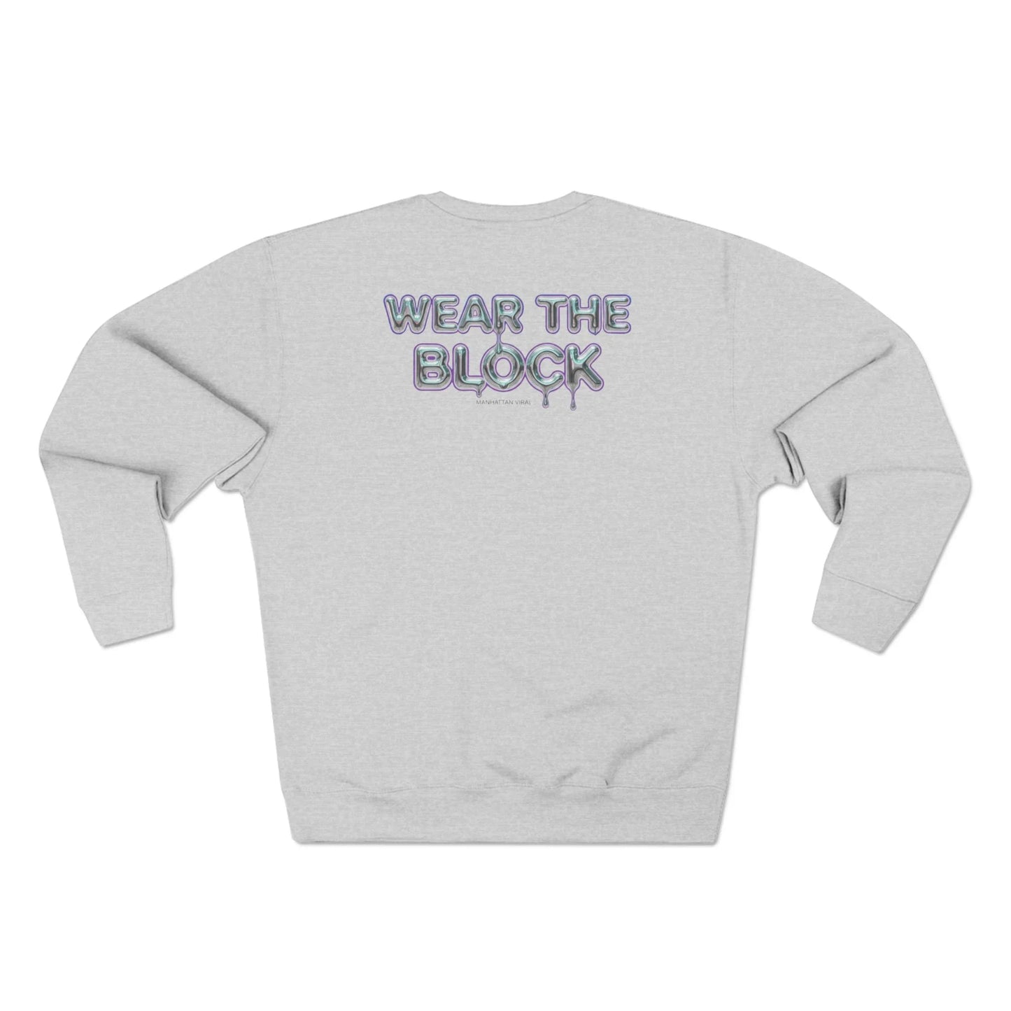 Urban King Pigeon Crewneck Sweatshirt, Streetwear, Graphic Sweatshirt. - M - Black