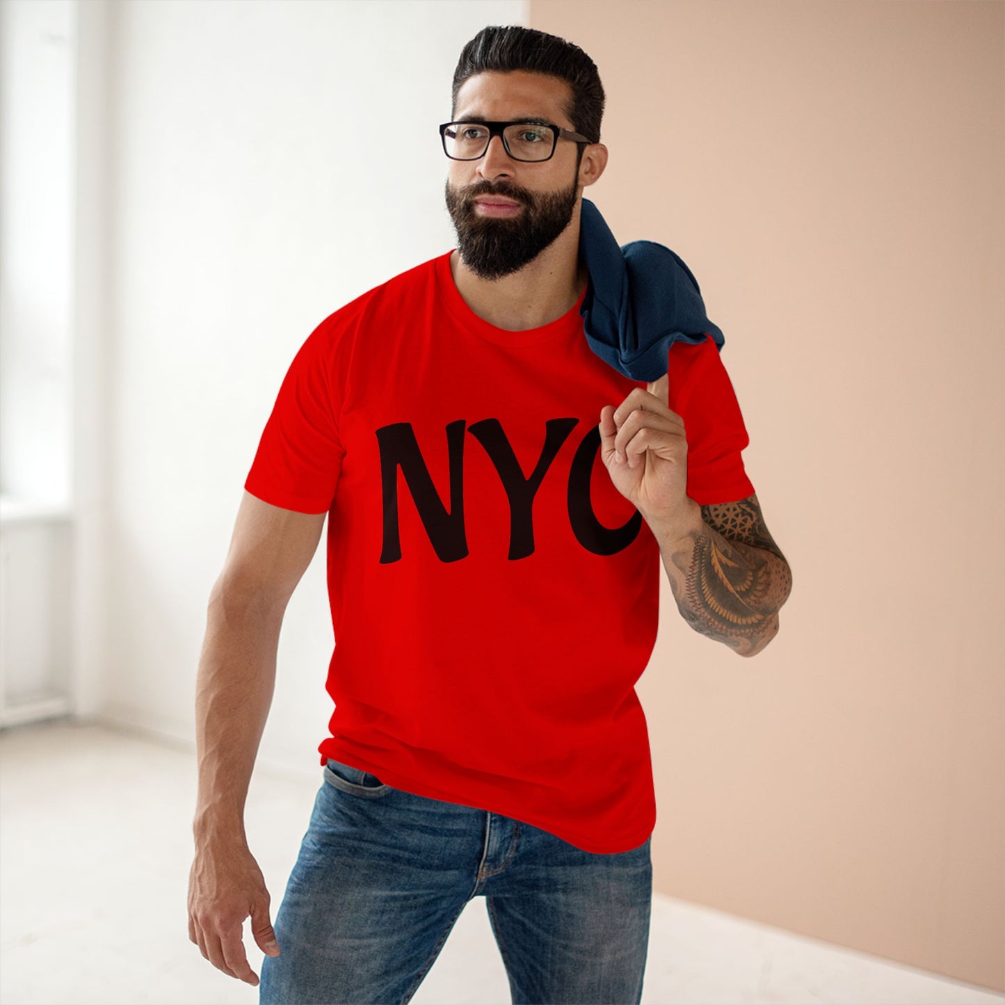 NYC Warrior Crest Graphic Tee for Urban Streetwear, Casual Wear for City Explorers, Perfect Gift for Travelers, Everyday Fashion Essentials, New York