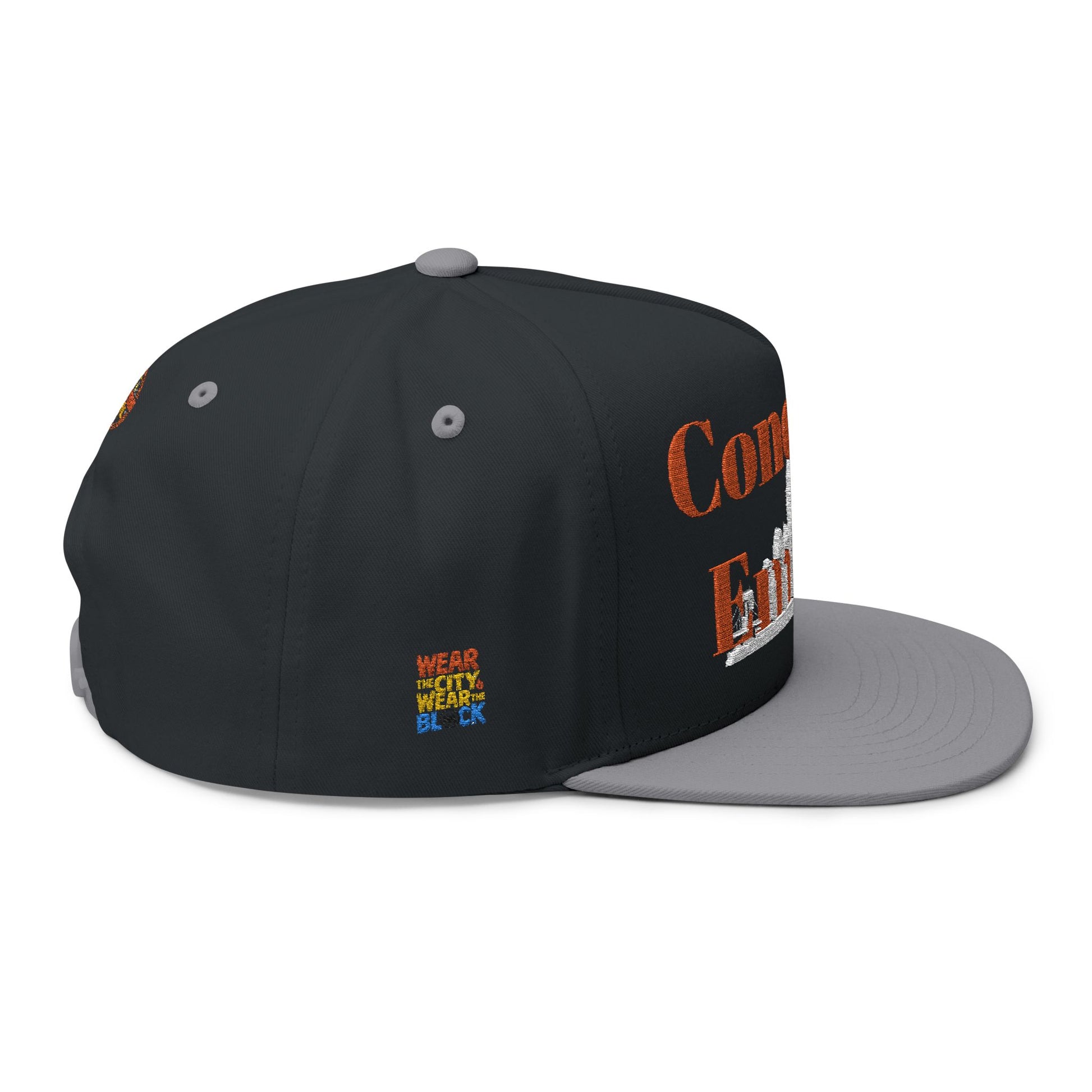 Concrete Life Flat Bill Cap - Stylish Embroidered Hat, - Concrete Life Flat Bill Cap - Stylish Embroidered Hat,