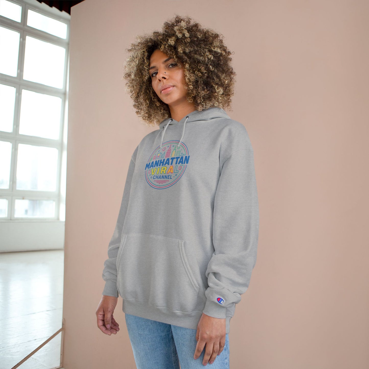 Washington Heights Wear Da Block Champion Hoodie - Urban Streetwear, Comfortable Hoodie, Party Outfit, Gift for Trendsetters, Graphic Pullover - Manhattan Viral