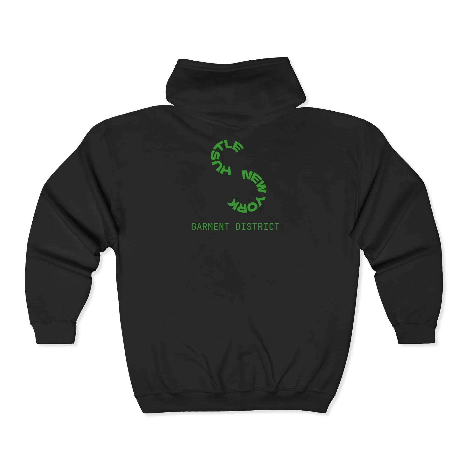 Get Green Zip Hoodie - NYC Streetwear - Get Green Zip Hoodie - NYC Streetwear - Sport Grey - M