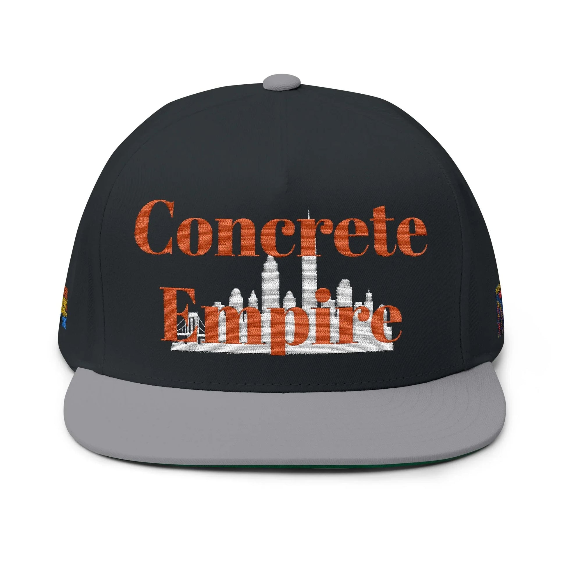 Concrete Life Flat Bill Cap - NYC Snapback - Concrete Life Flat Bill Cap - NYC Snapback - One size - Black/Grey