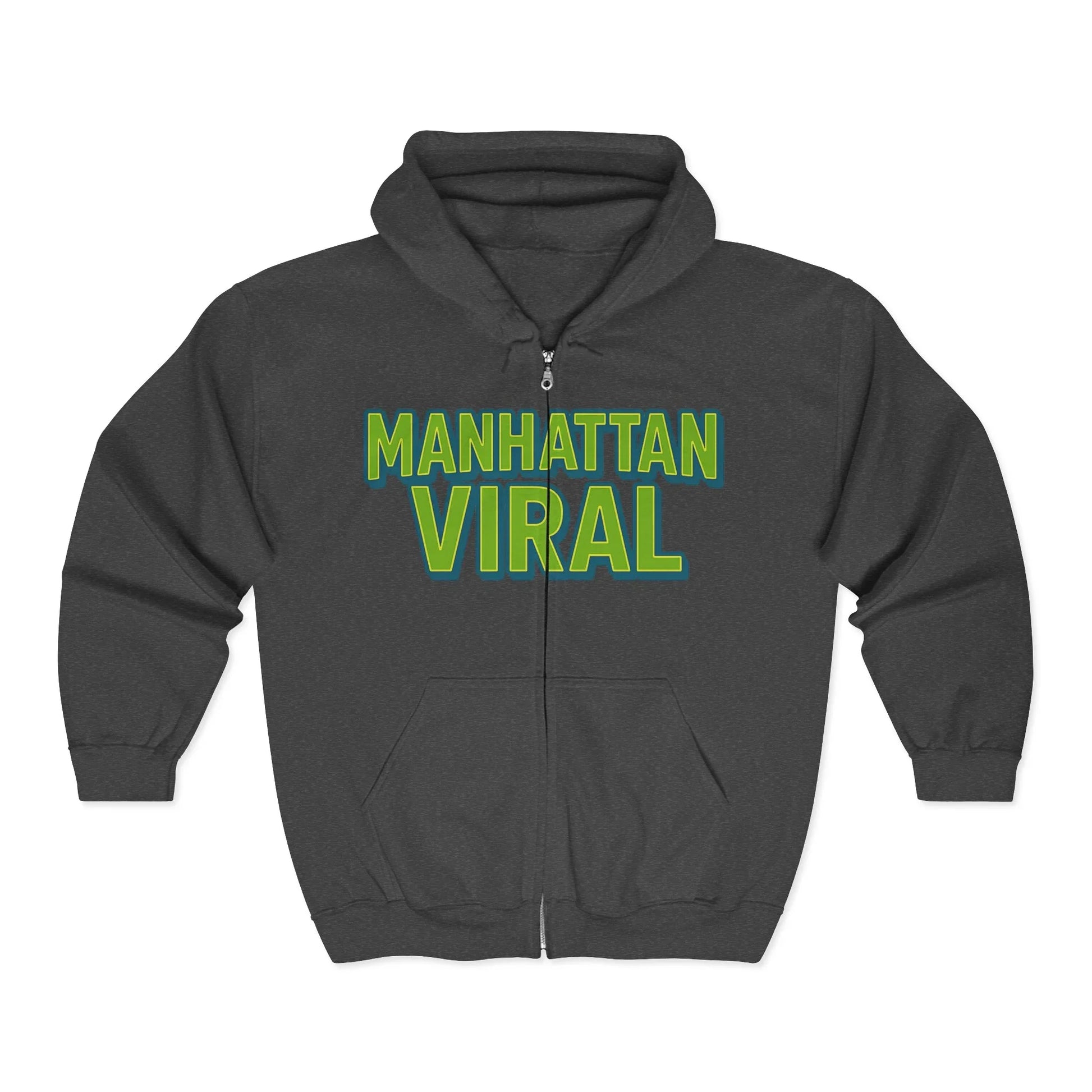 Get Green Zip Hoodie - NYC Streetwear - Get Green Zip Hoodie - NYC Streetwear - Black - M