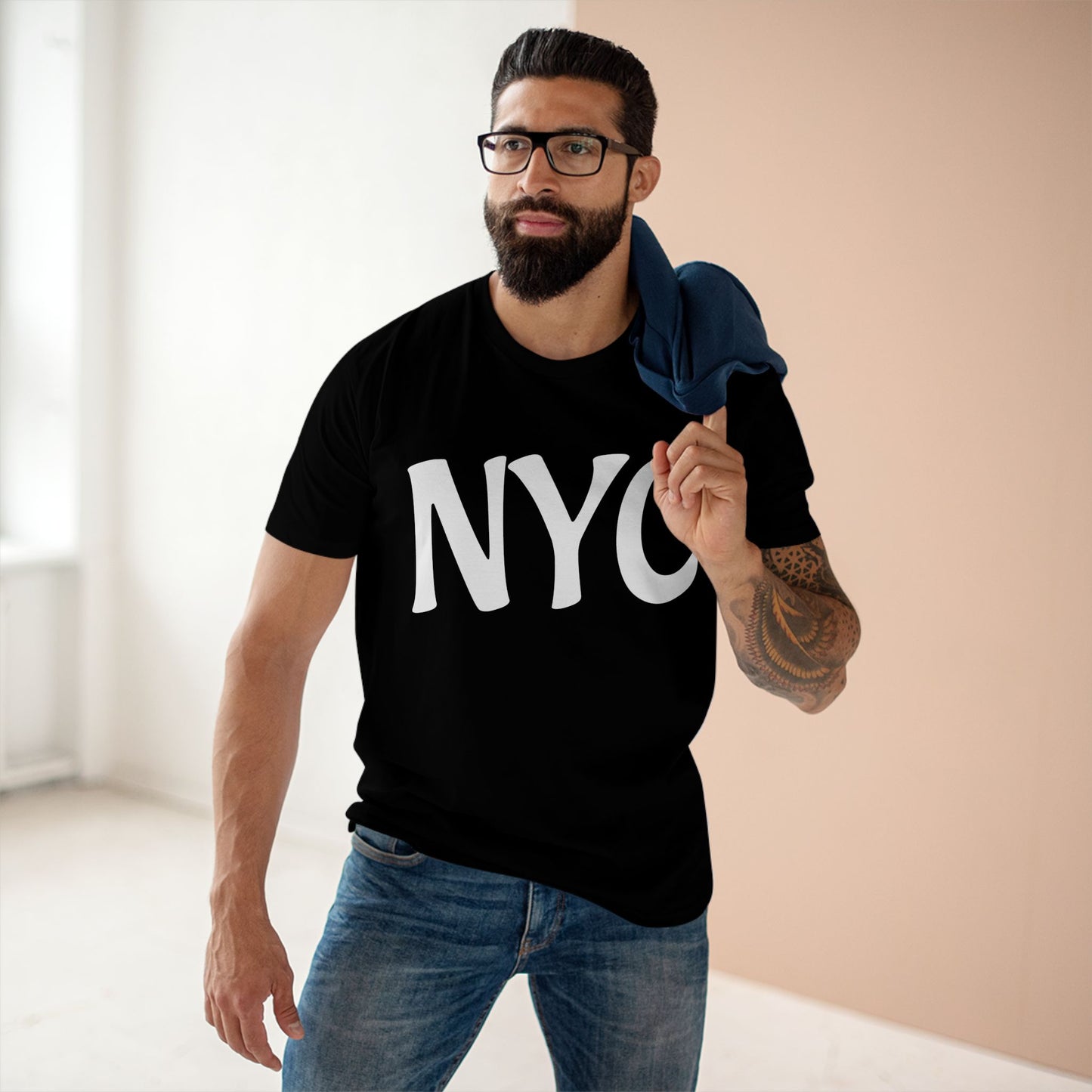 NYC Warrior Crest Graphic Tee for Urban Streetwear, Casual Wear for City Explorers, Perfect Gift for Travelers, Everyday Fashion Essentials, New York