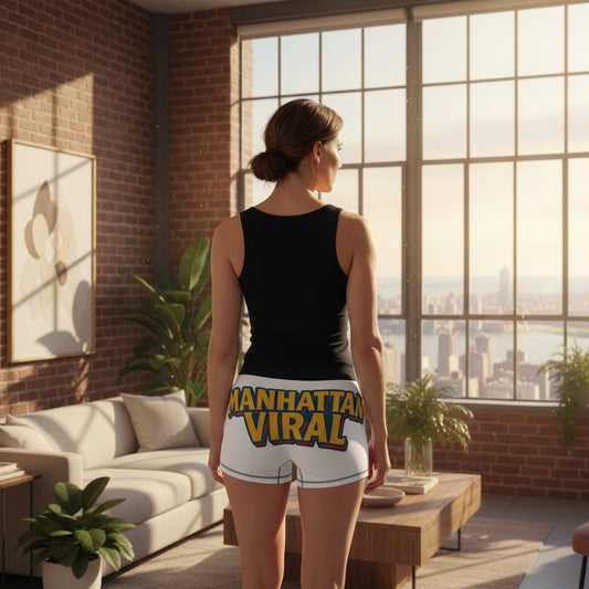 Manhattan Viral Boxer Briefs — 'Rep Your Block' Graphic Men's Boxers