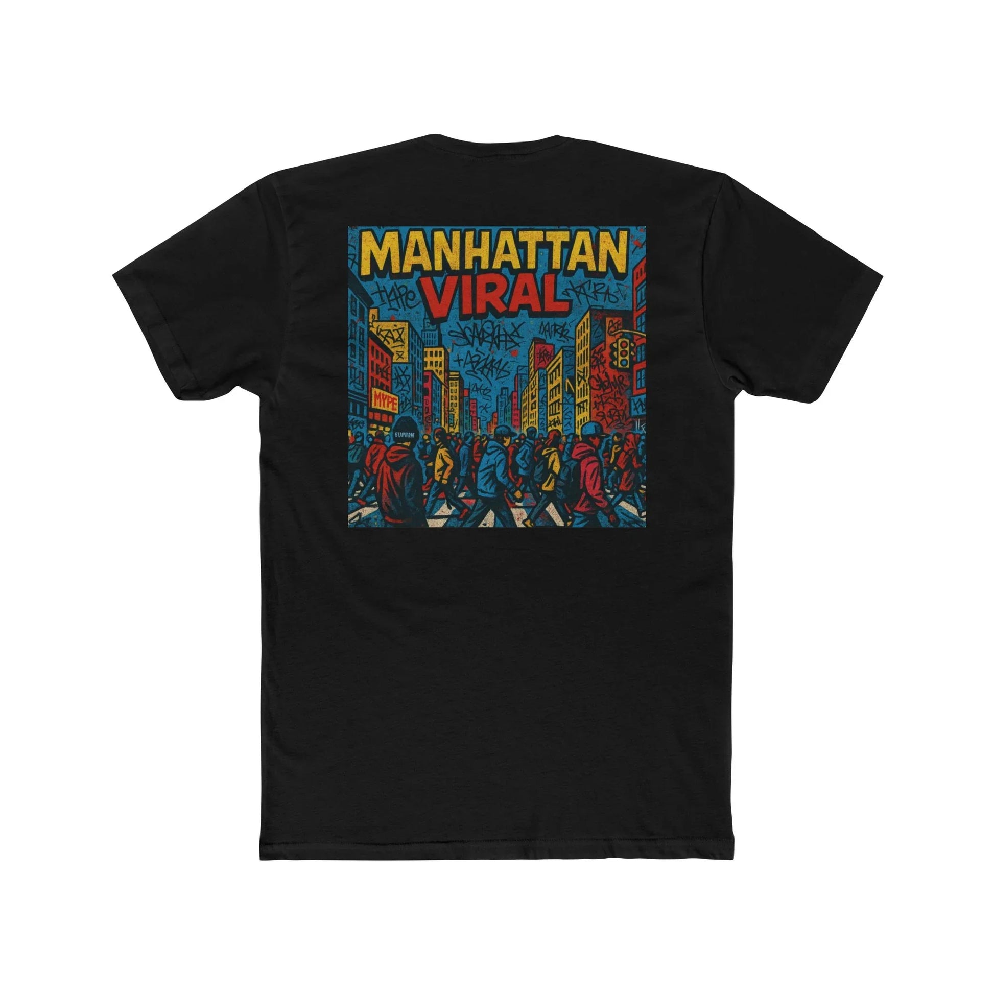 Midtown Hustle Graphic Tee - Cotton Crew Shirt, Trendy Fashion Top, New York Inspired Apparel, Perfect Gift for NYC Lovers, [...] - Manhattan Viral