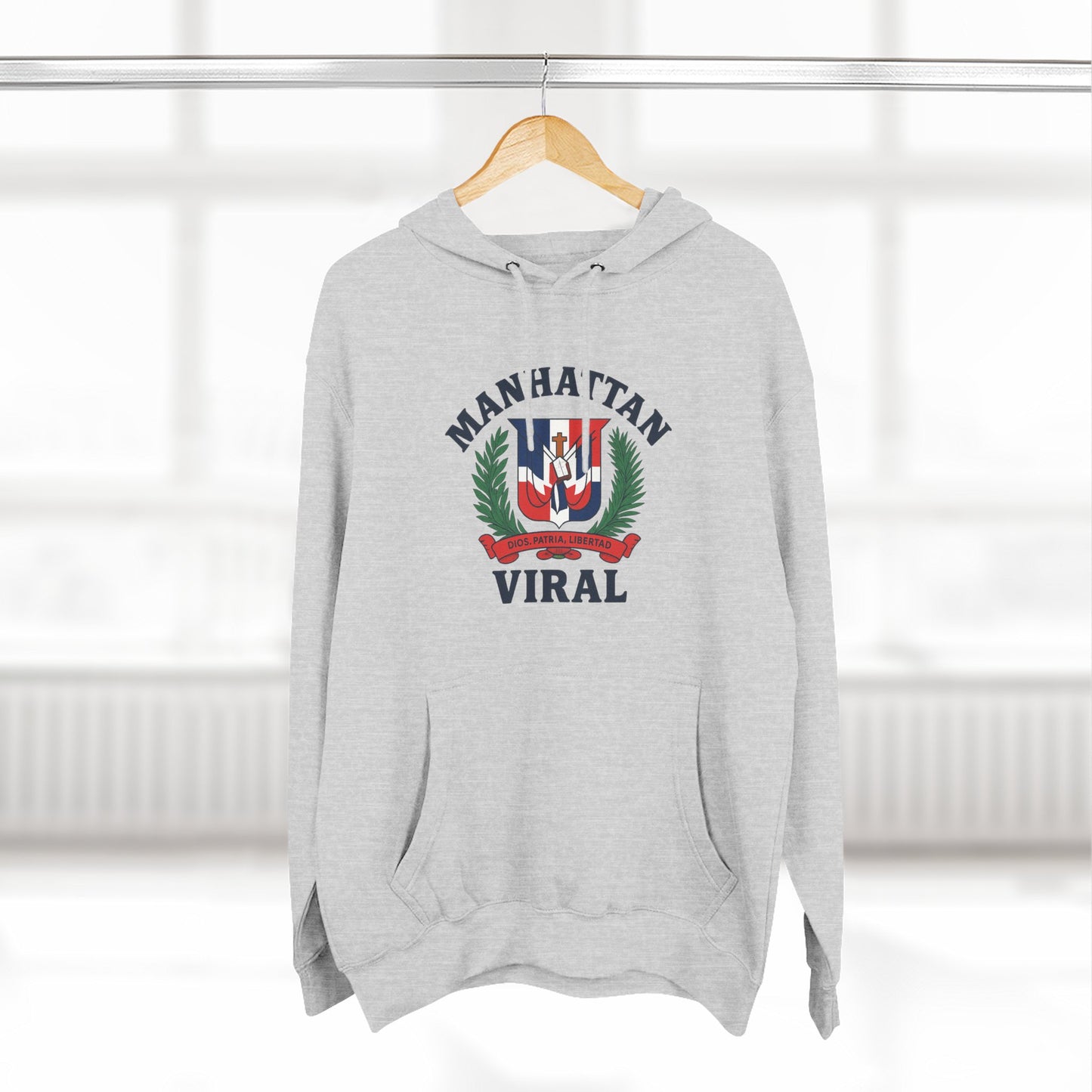 Dominican Viral  Fleece Hoodie - Urban Style, Cozy Sweatshirt, Casual Wear, Street Fashion, Gift for Her/Him, Unique Graphic Hoody New Arrival