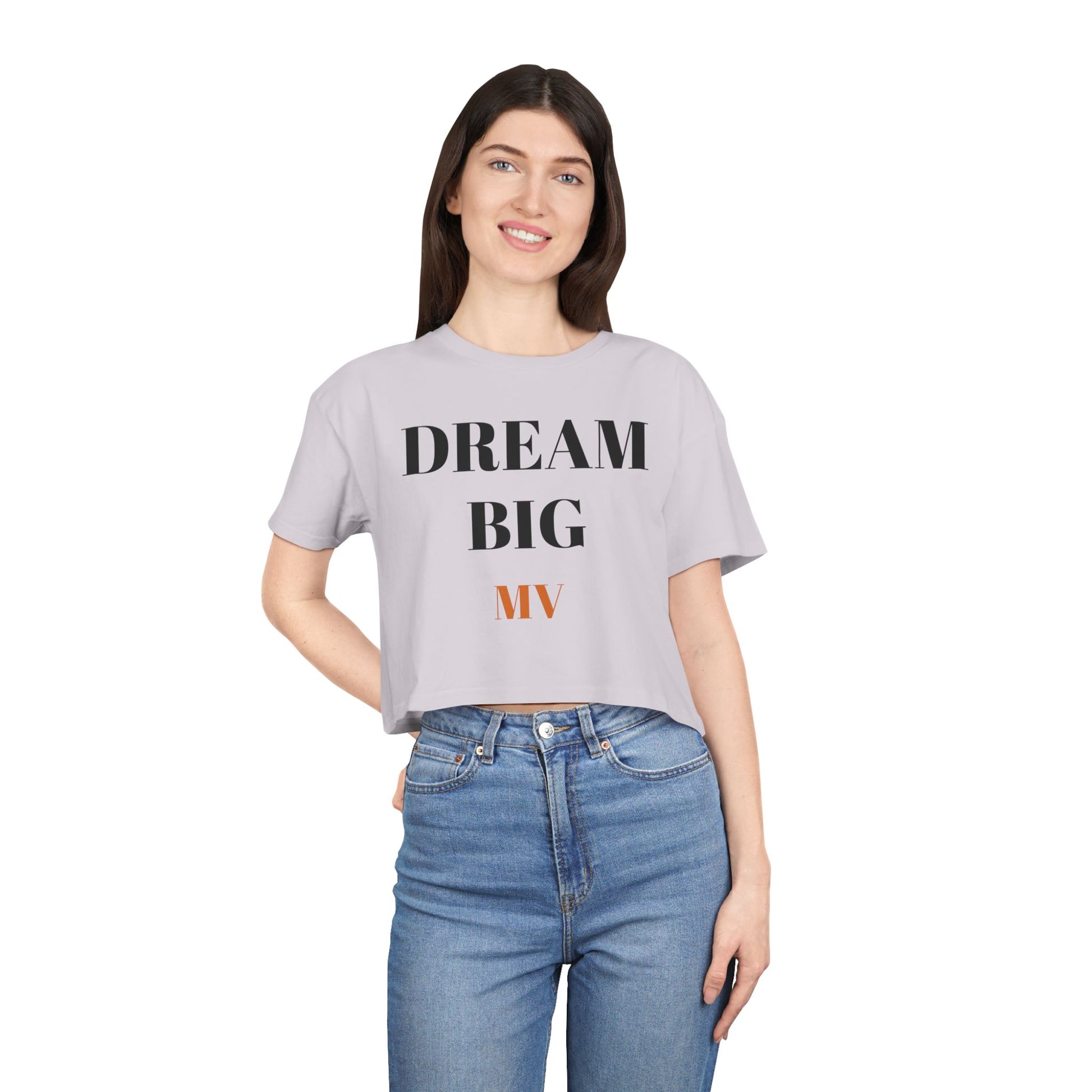 Dream Big Manhattan Women's Crop Tee - Dream Big Manhattan Women's Crop Tee