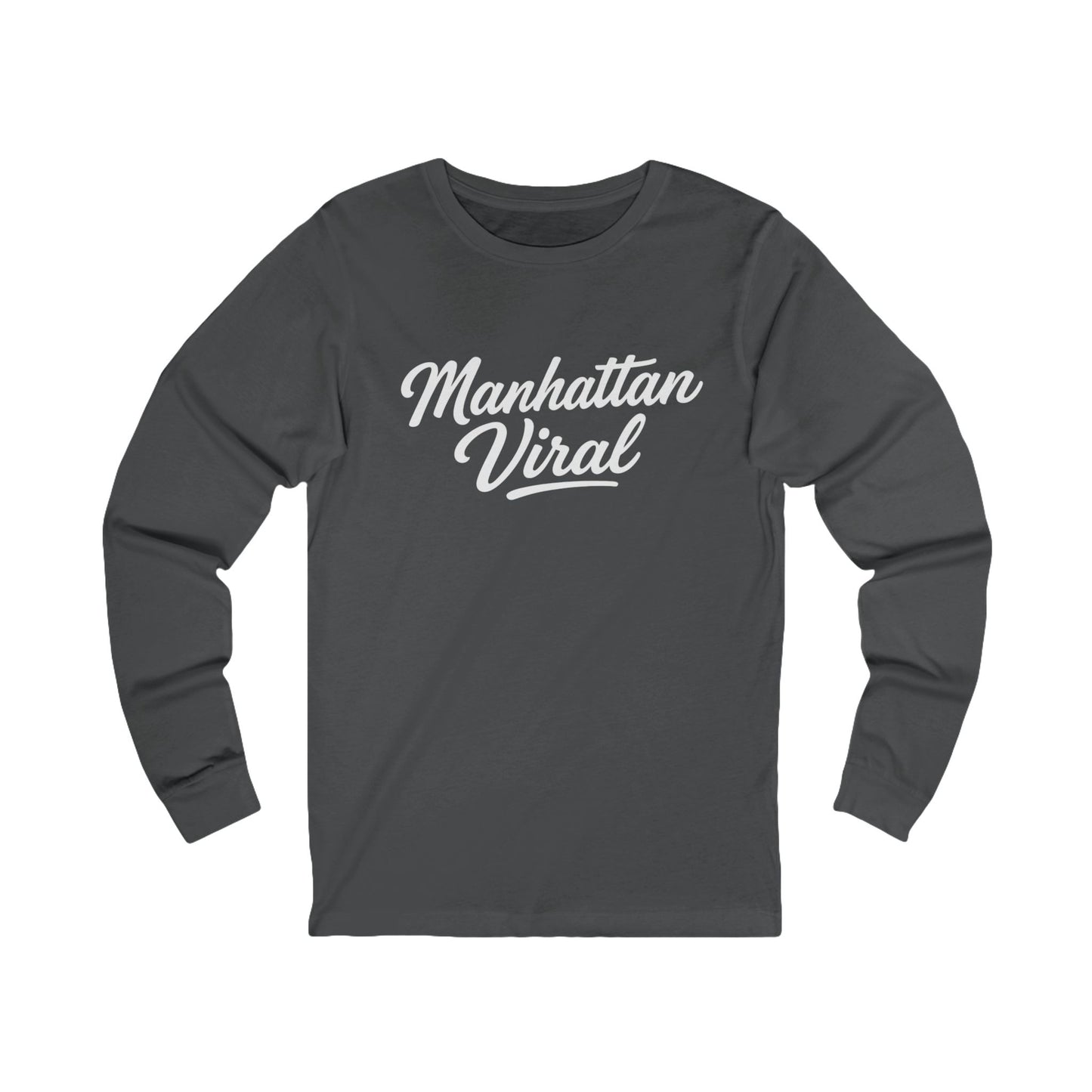 Wear Da Block Urban Graphic Long Sleeve Tee with Vibrant Designs, Streetwear Top, Casual Wear, Gifts for Teens, Trendy Fashion Statement - Manhattan Viral