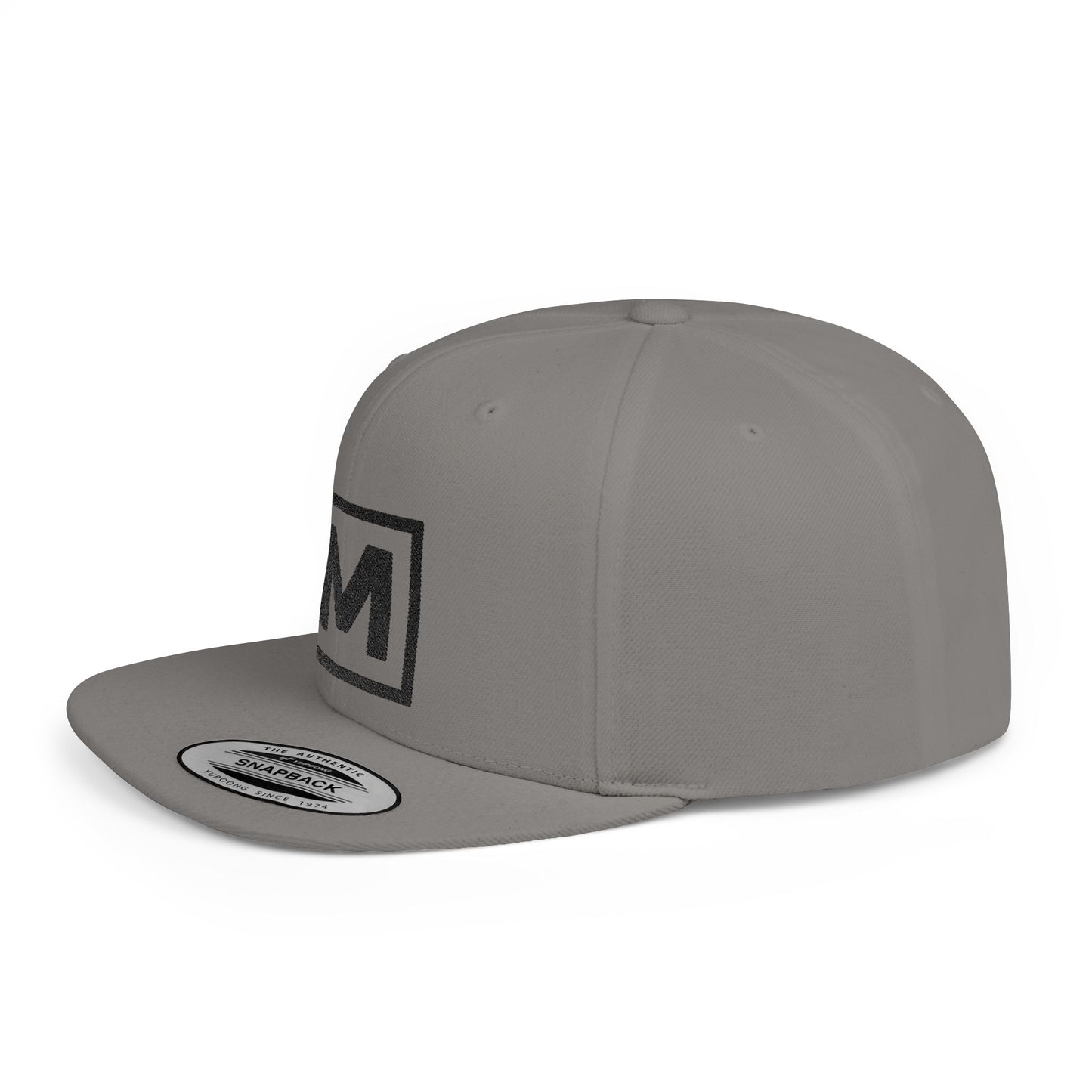 MV Medallion Viral Flat Bill Snapback Cap, Trendy Baseball Hat for Casual Outings, Gift for Dads, Graduations, Streetwear - Manhattan Viral
