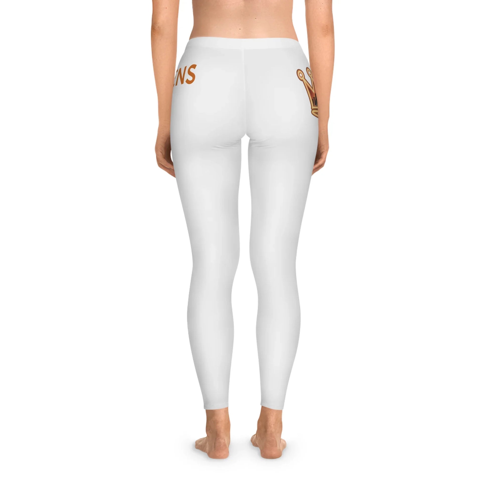 Queen Crown Stretchy Leggings - Comfortable Yoga Pants for Queens, Fitness Apparel, Casual Wear, Gift for Her, Trendy Leggings - Manhattan Viral